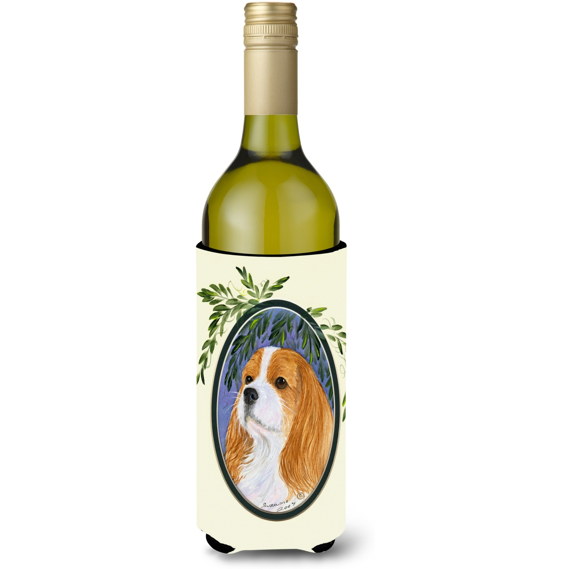 Cavalier Spaniel Wine Bottle Beverage Insulator Beverage Insulator Hugger SS8024LITERK