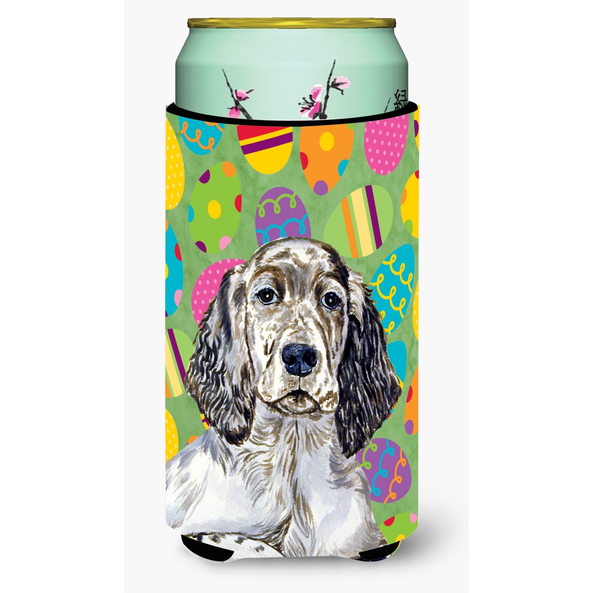 English Setter Easter Eggtravaganza  Tall Boy Beverage Insulator Beverage Insulator Hugger