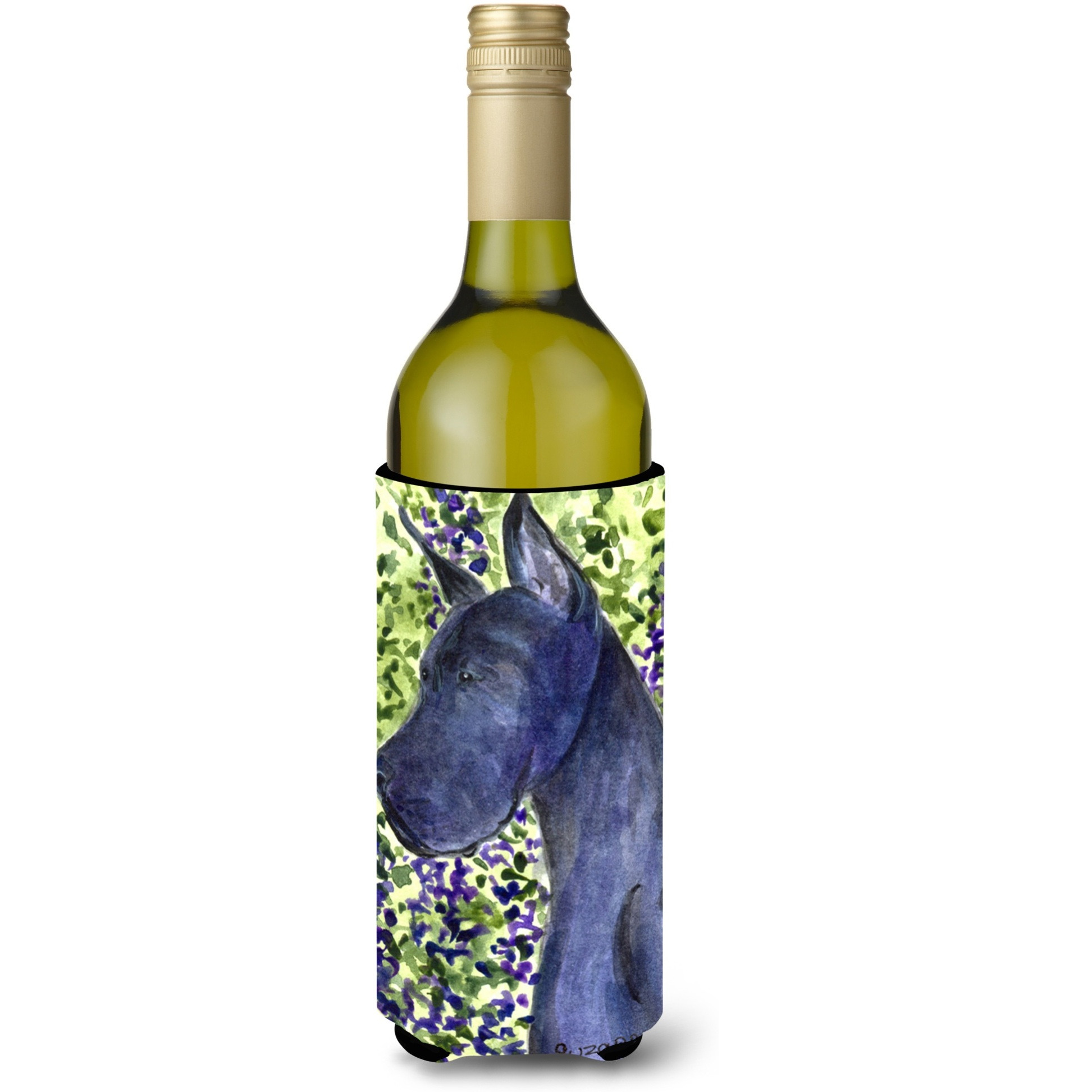 Great Dane Wine Bottle Beverage Insulator Beverage Insulator Hugger SS8745LITERK