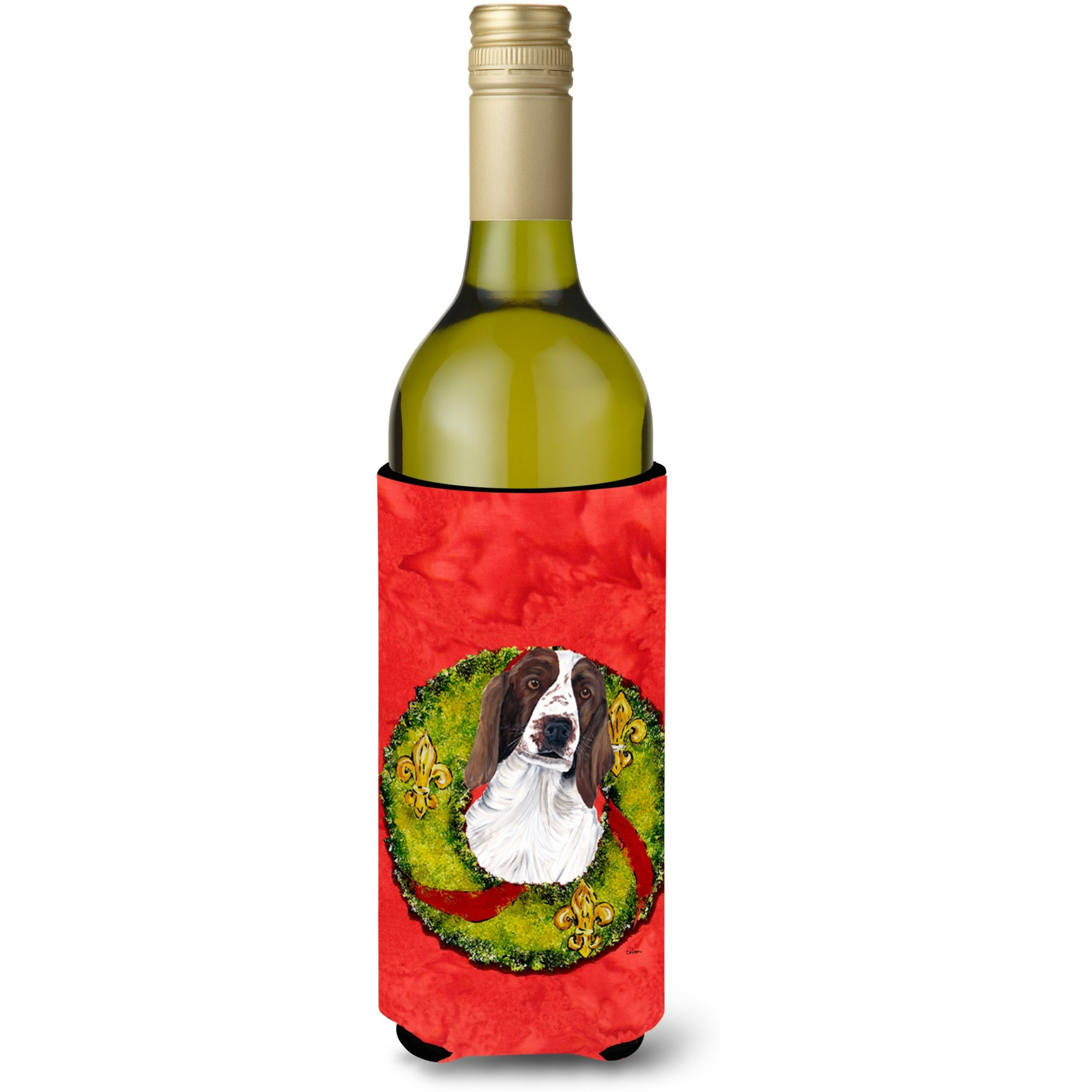 Welsh Springer Spaniel Wine Bottle Beverage Insulator Beverage Insulator Hugger SC9084LITERK