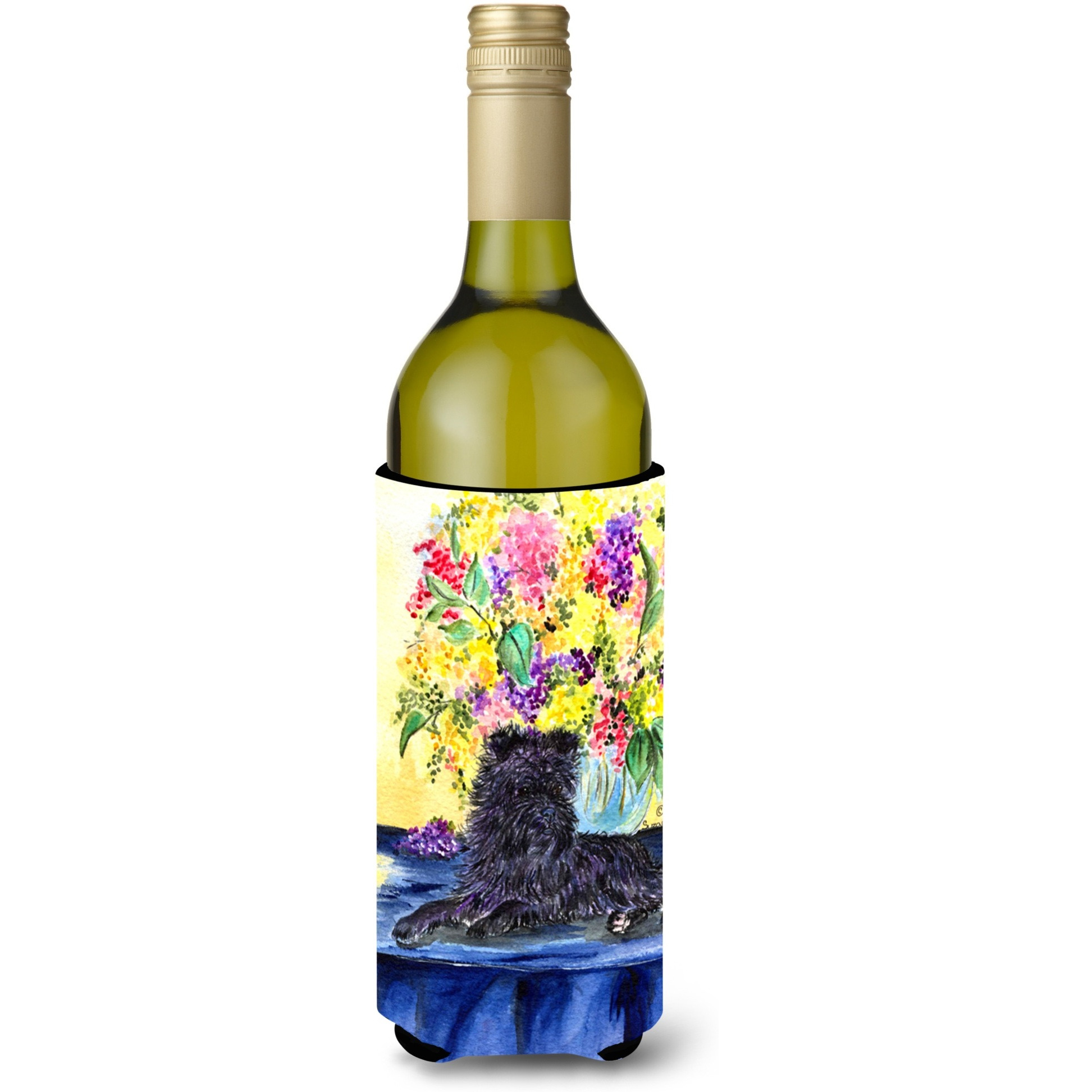 Affenpinscher Wine Bottle Beverage Insulator Beverage Insulator Hugger SS8296LITERK