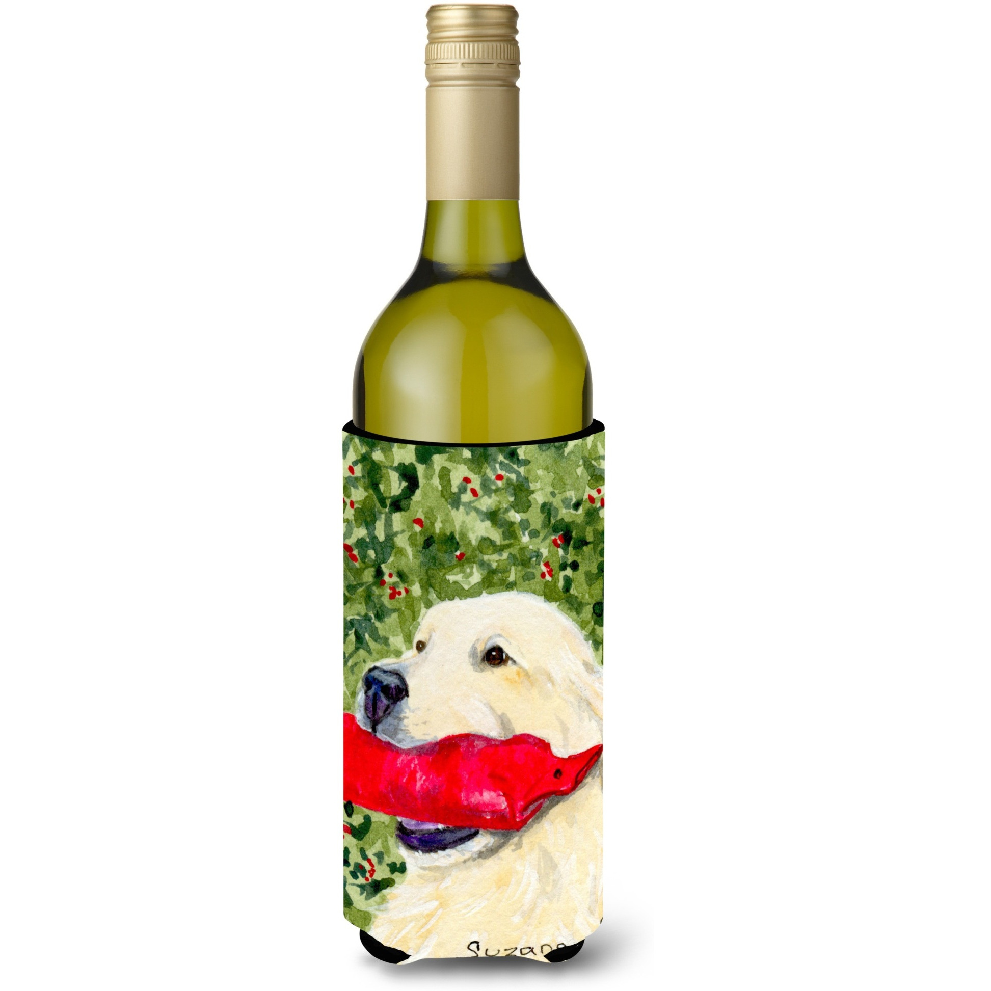 Golden Retriever Wine Bottle Beverage Insulator Beverage Insulator Hugger SS8813LITERK
