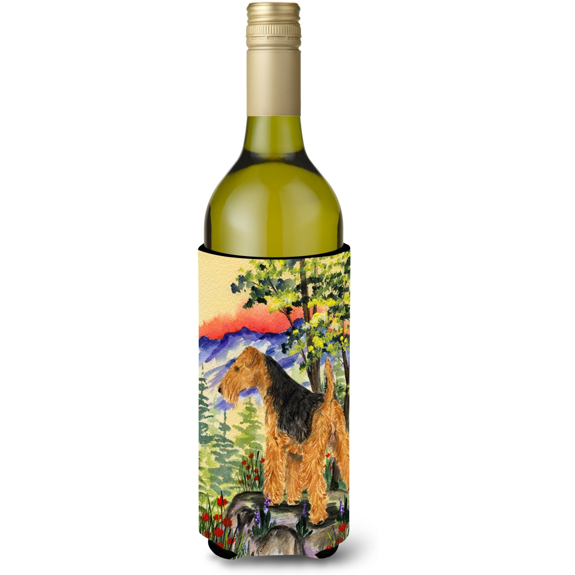 Lakeland Terrier Wine Bottle Beverage Insulator Beverage Insulator Hugger