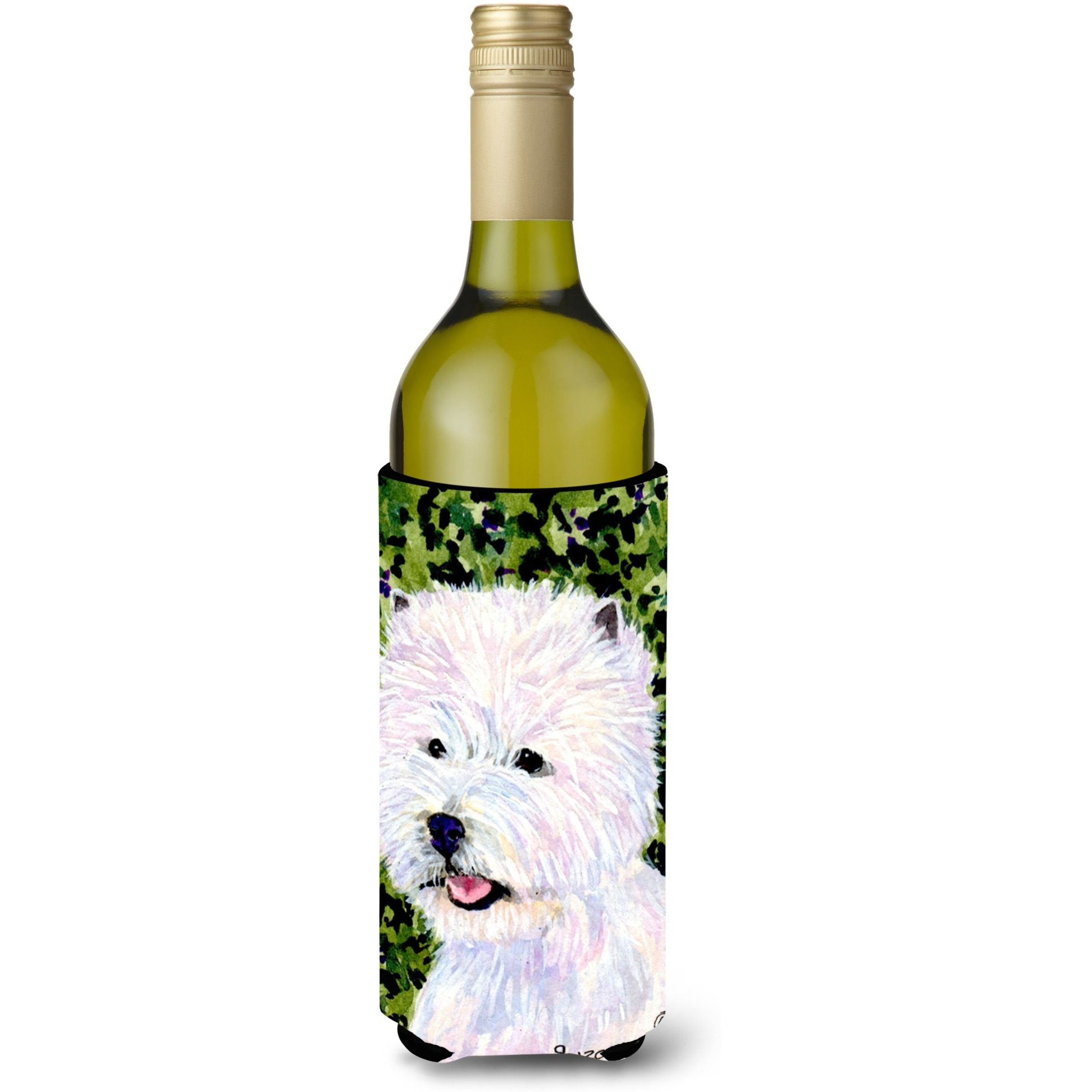 Westie Wine Bottle Beverage Insulator Beverage Insulator Hugger SS8818LITERK