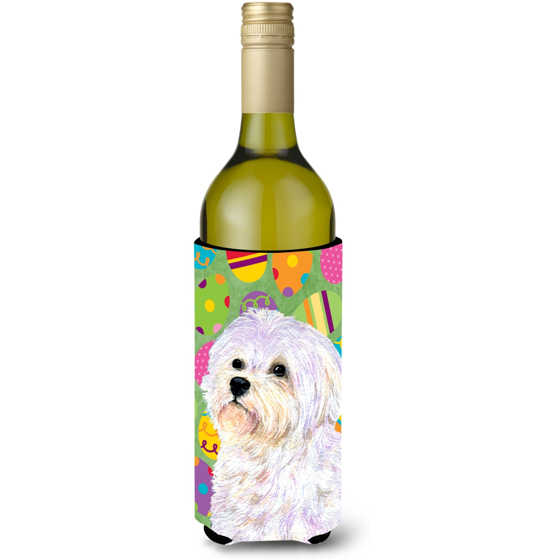 Maltese Easter Eggtravaganza Wine Bottle Beverage Insulator Beverage Insulator Hugger