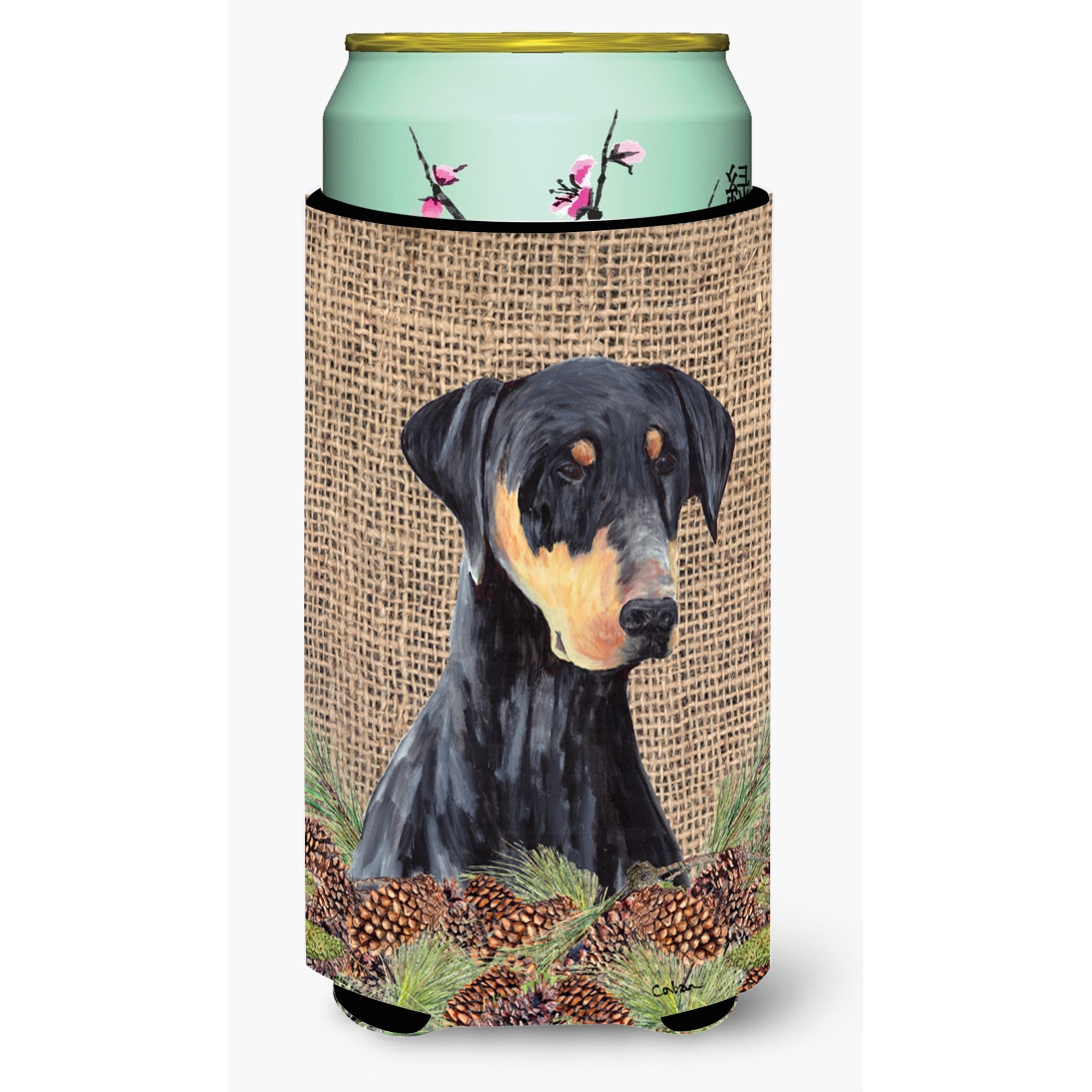 Doberman  Tall Boy Beverage Insulator Beverage Insulator Hugger