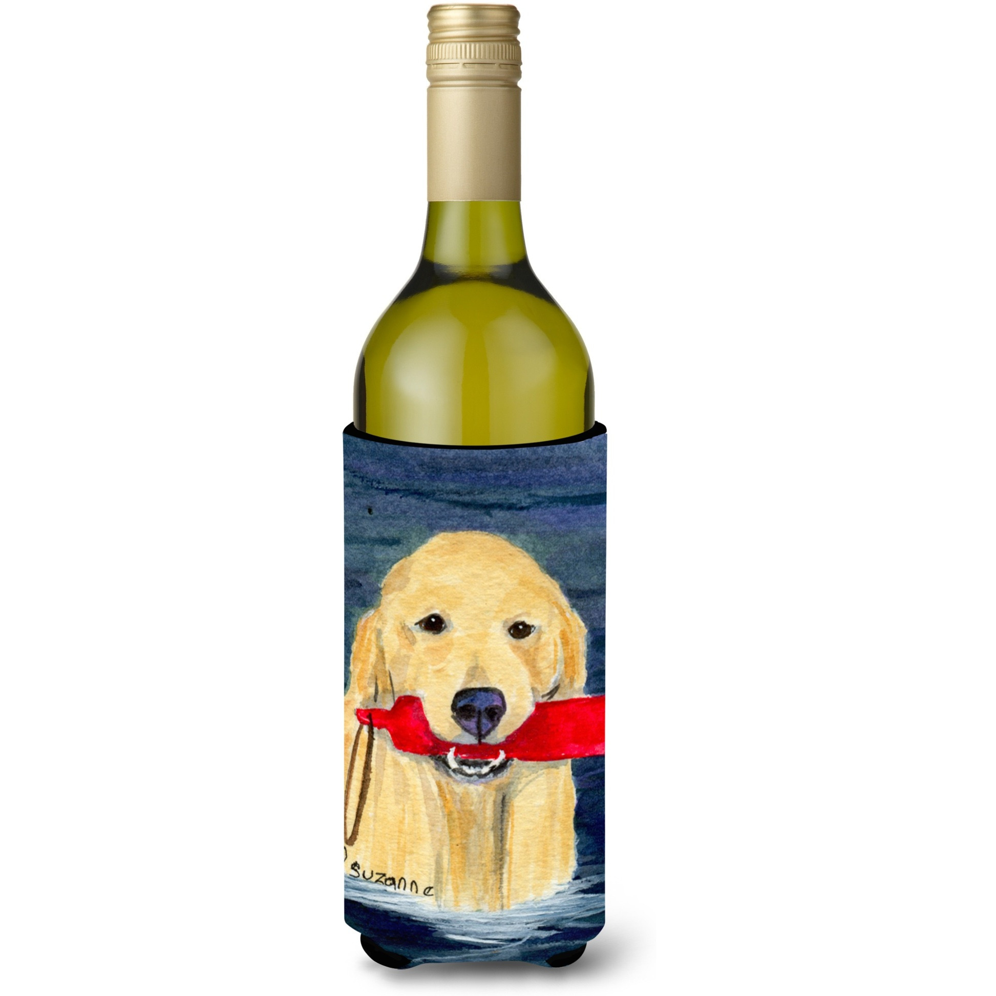Golden Retriever Wine Bottle Beverage Insulator Beverage Insulator Hugger SS8868LITERK