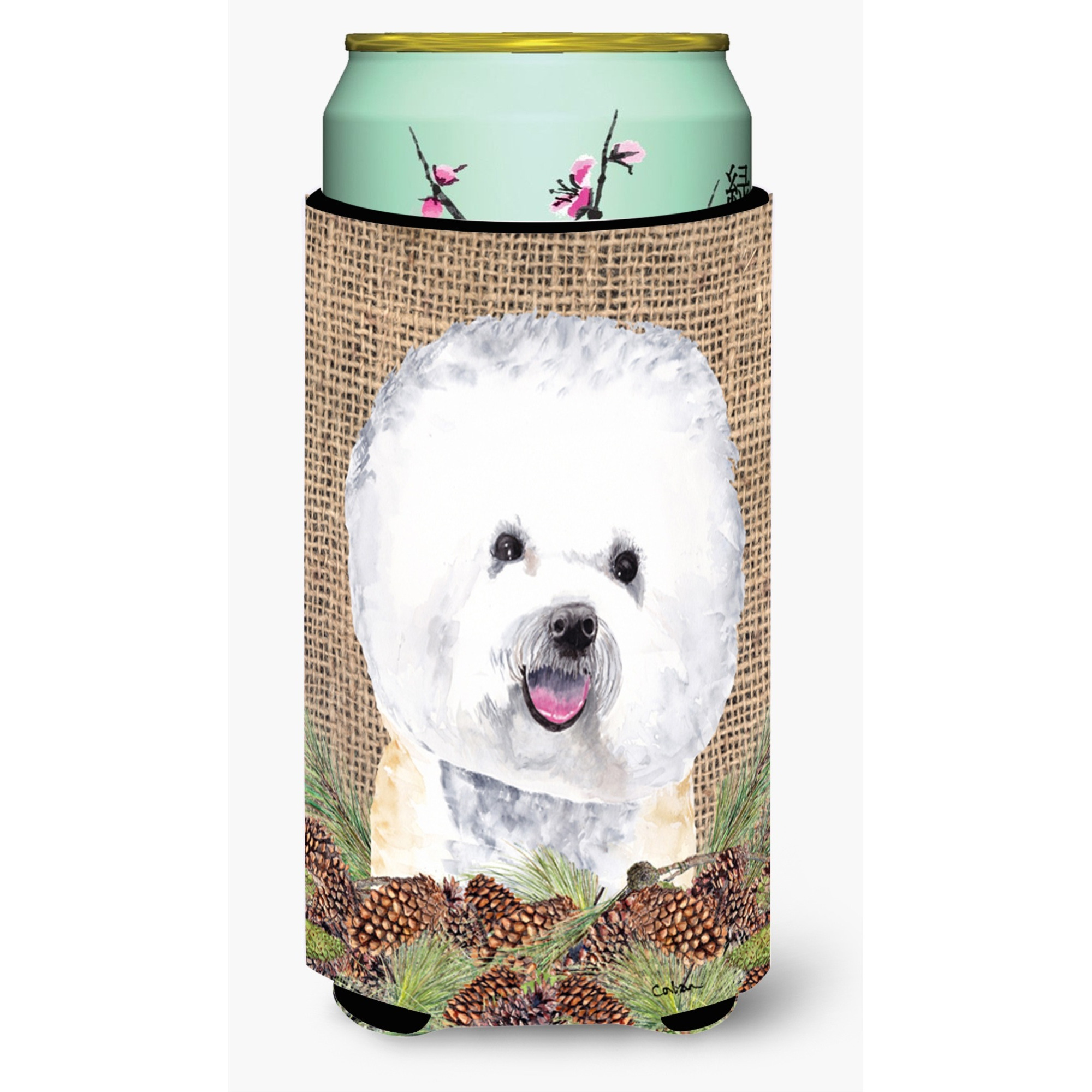 Bichon Frise  Tall Boy Beverage Insulator Beverage Insulator Hugger