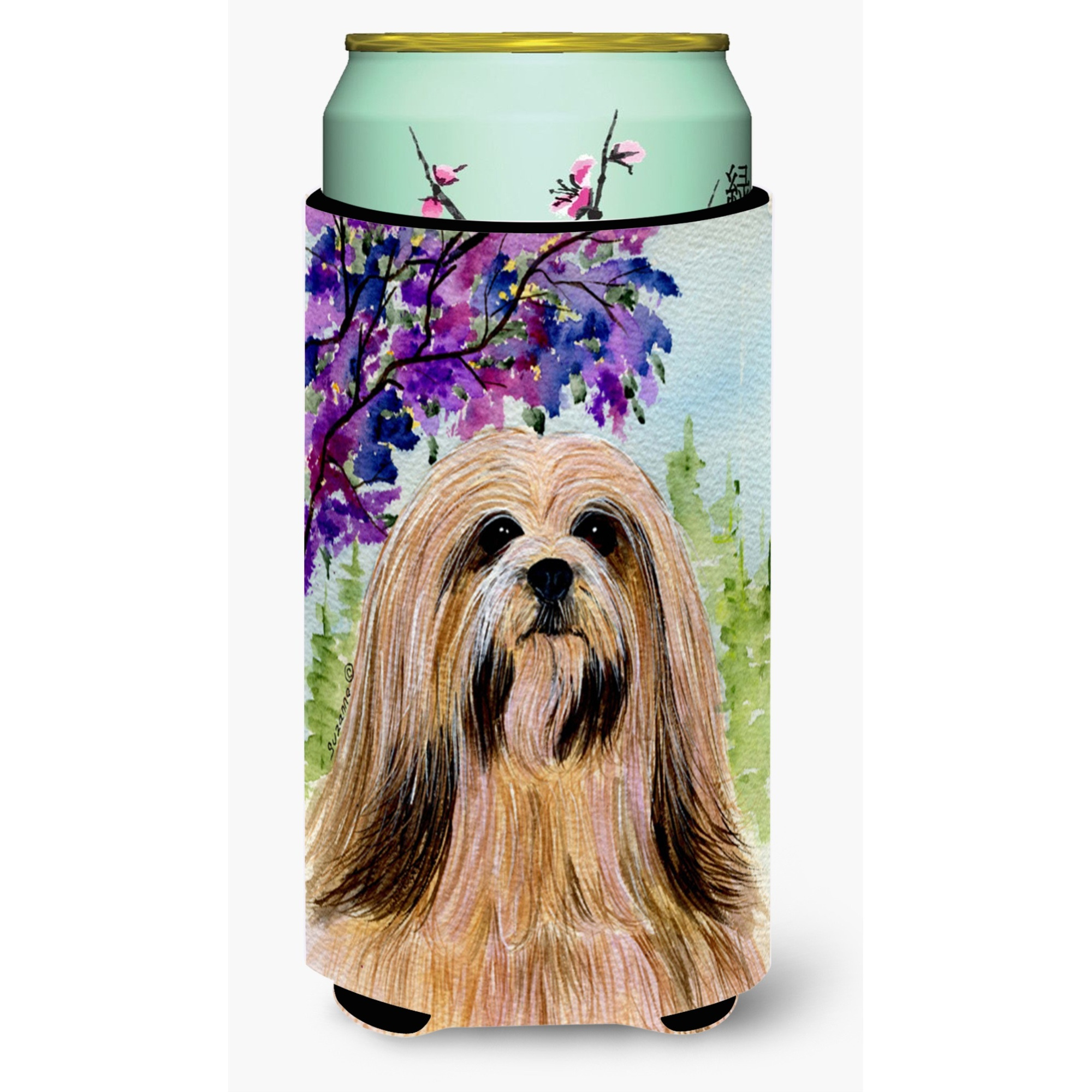 Lhasa Apso  Tall Boy Beverage Insulator Beverage Insulator Hugger