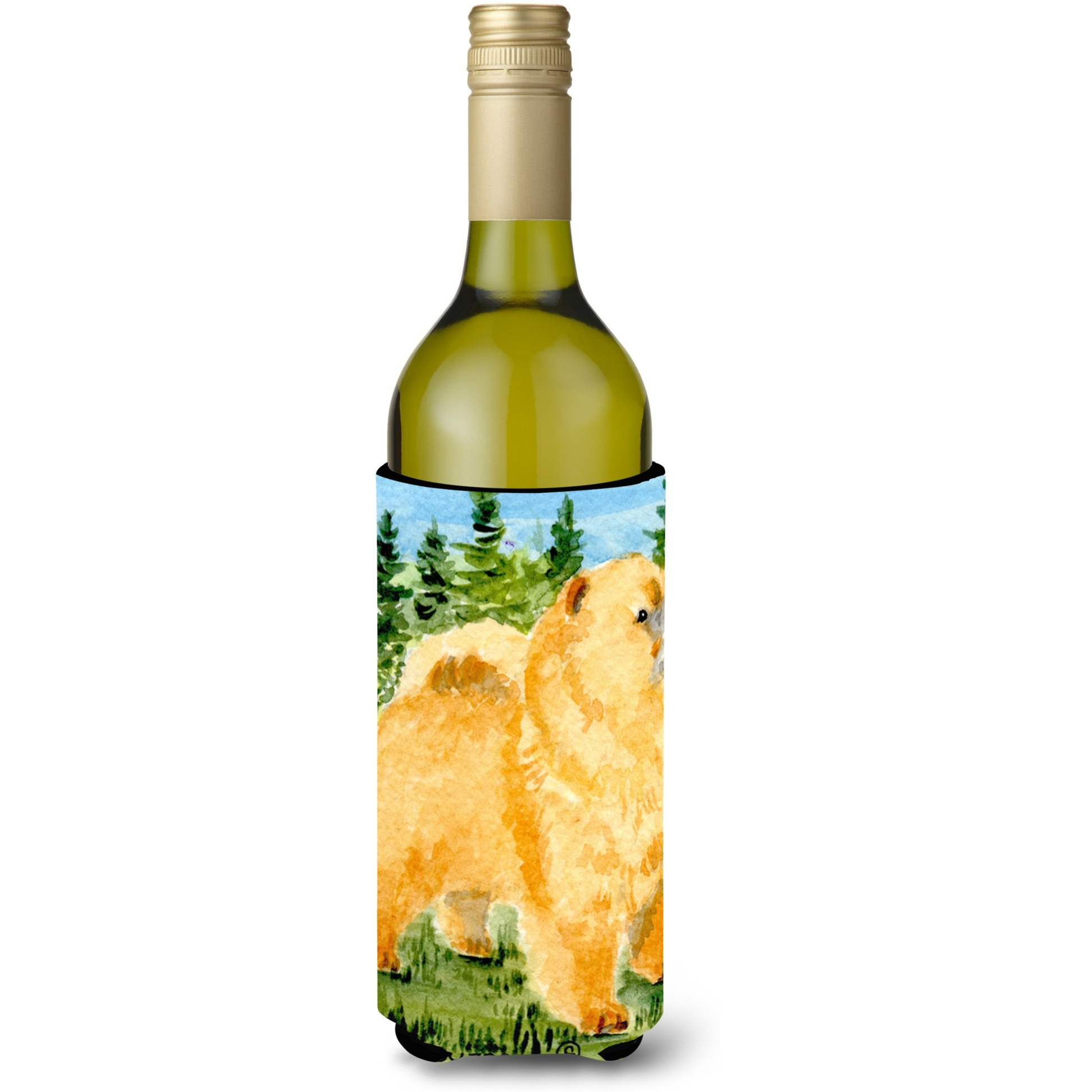 Chow Chow Wine Bottle Beverage Insulator Beverage Insulator Hugger SS8871LITERK