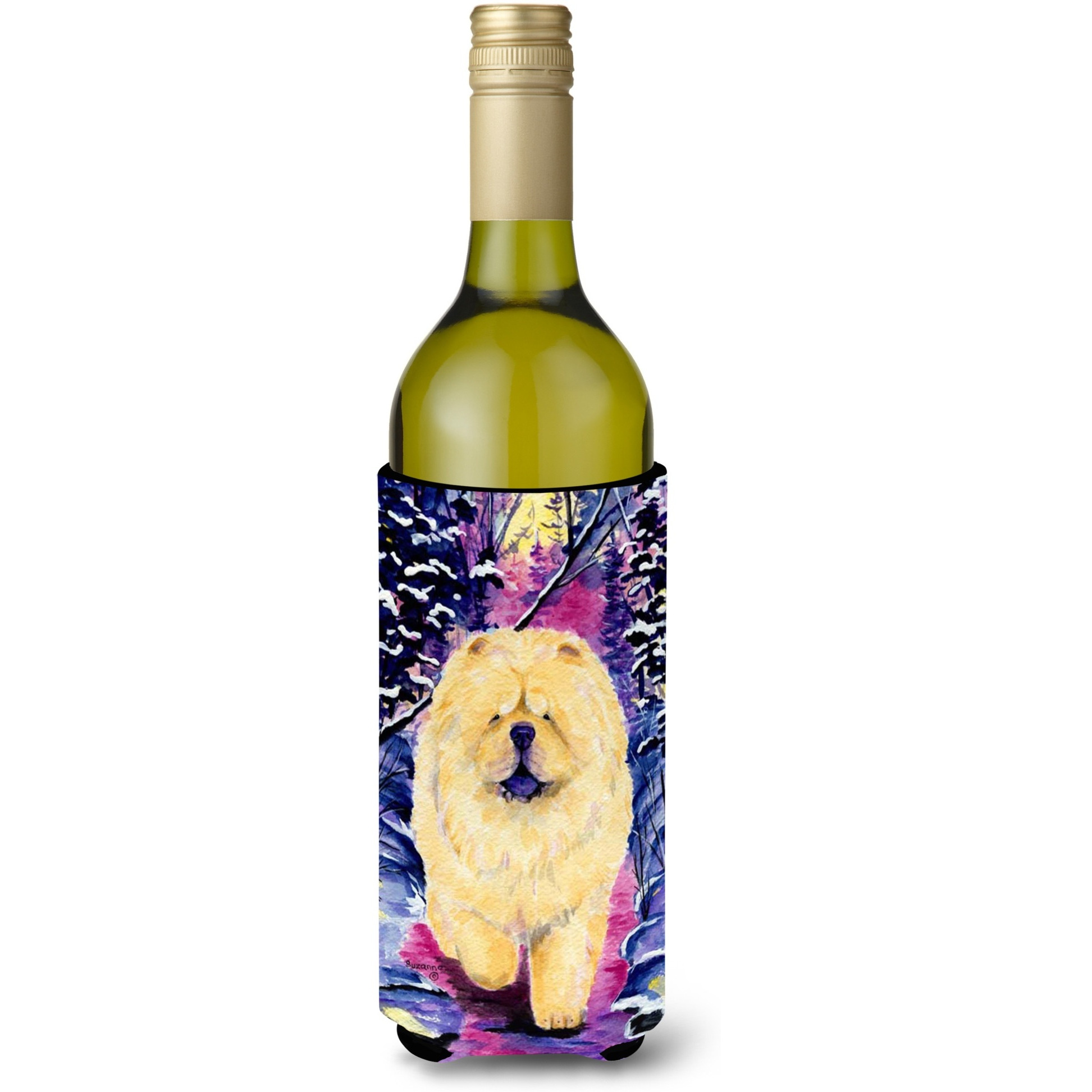 Chow Chow Wine Bottle Beverage Insulator Beverage Insulator Hugger SS1005LITERK