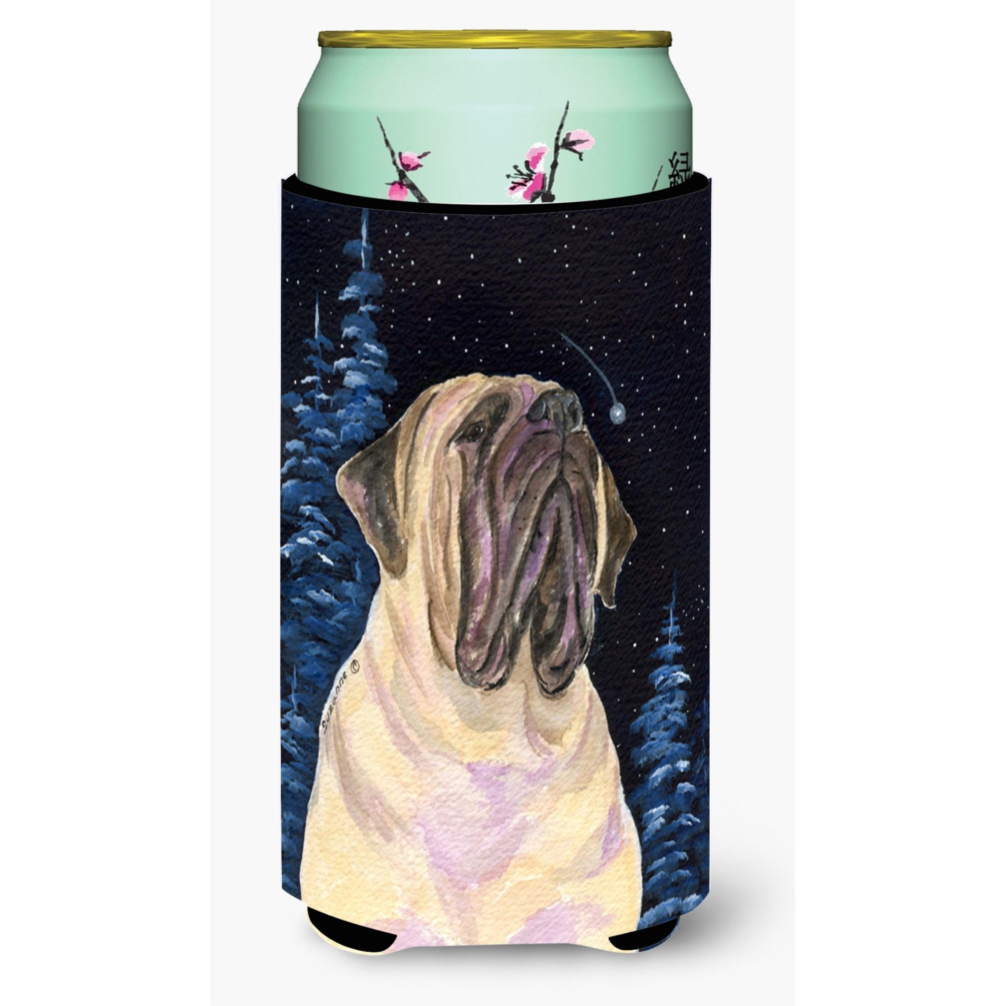 Starry Night Mastiff  Tall Boy Beverage Insulator Beverage Insulator Hugger