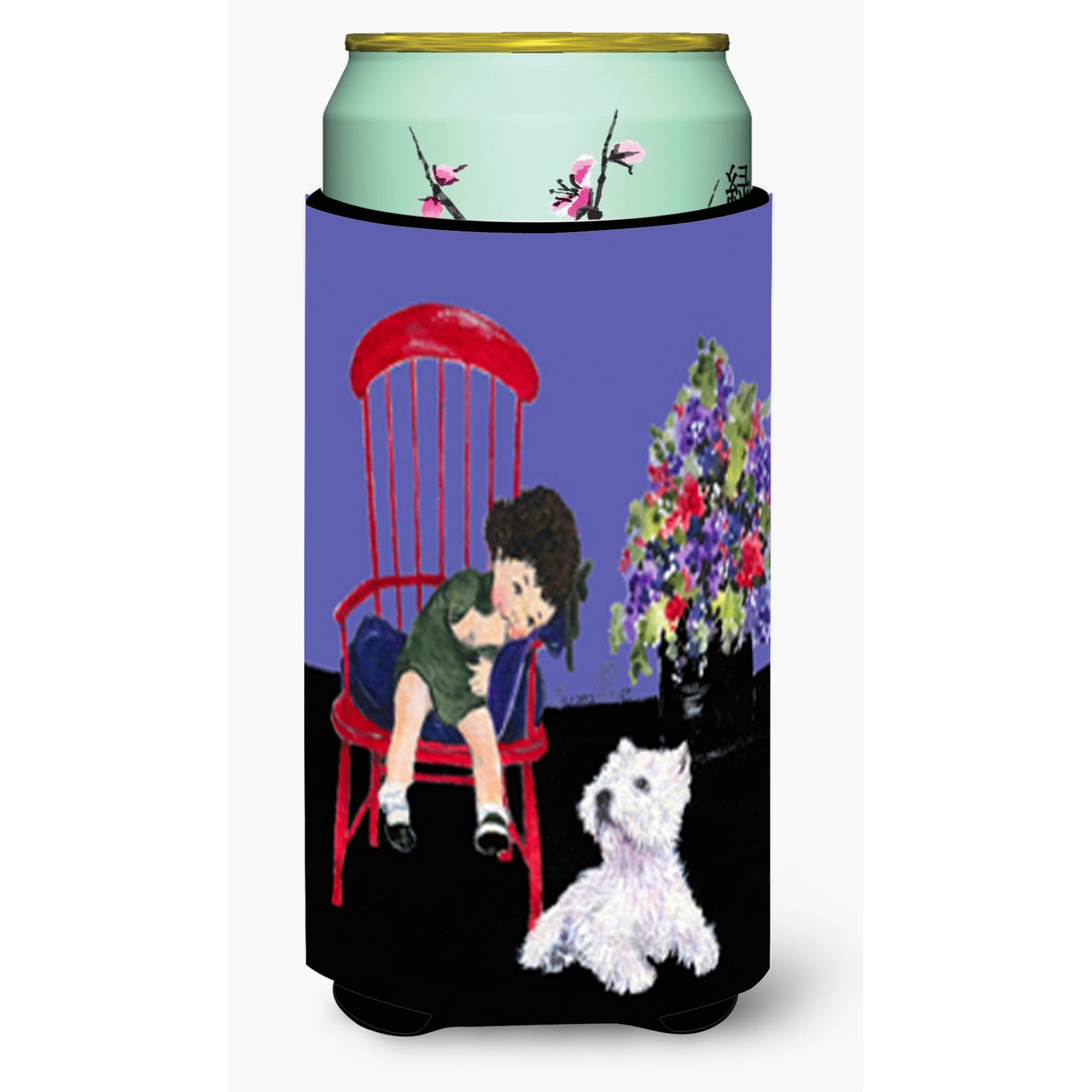 Westie  Tall Boy Beverage Insulator Beverage Insulator Hugger