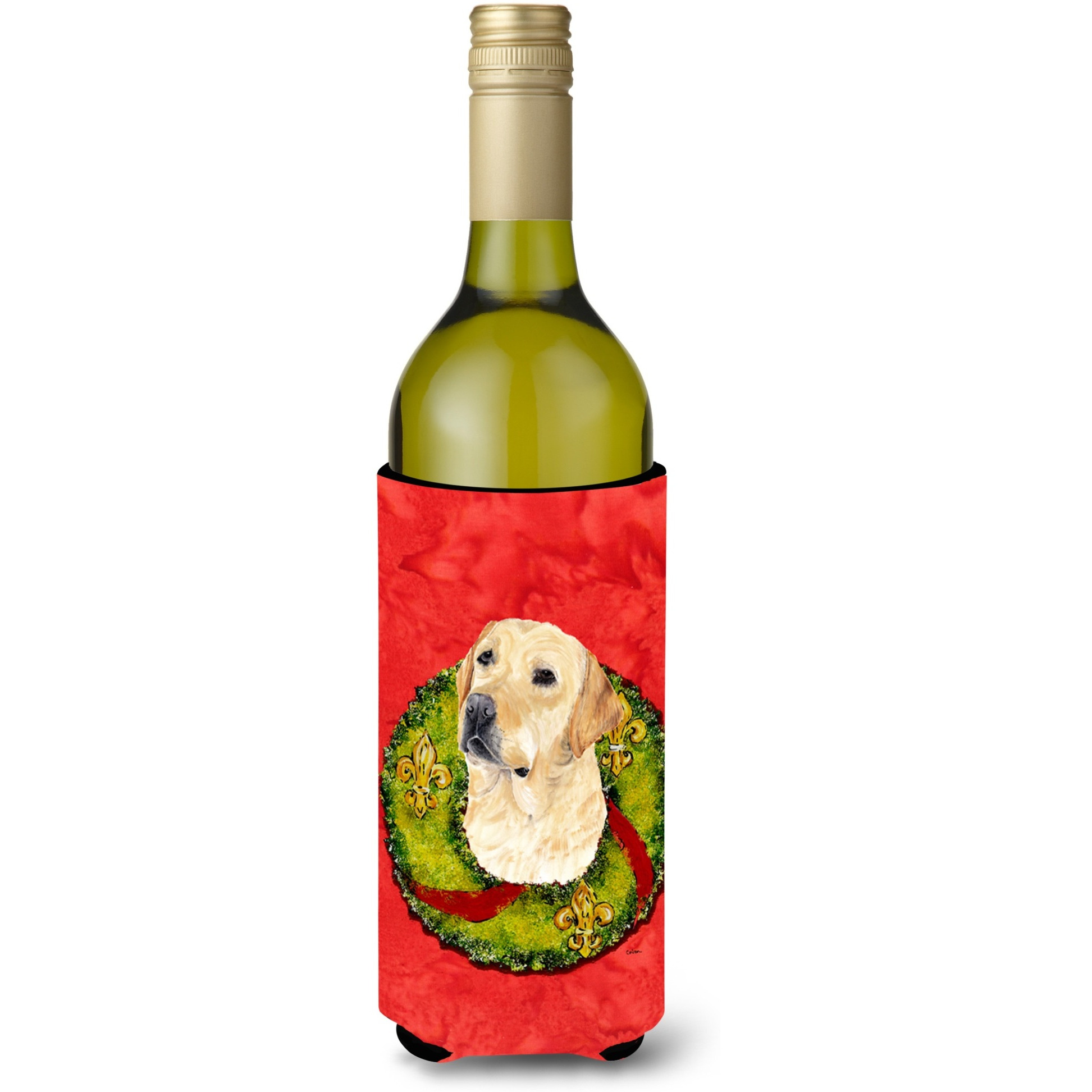 Labrador Wine Bottle Beverage Insulator Beverage Insulator Hugger SC9091LITERK