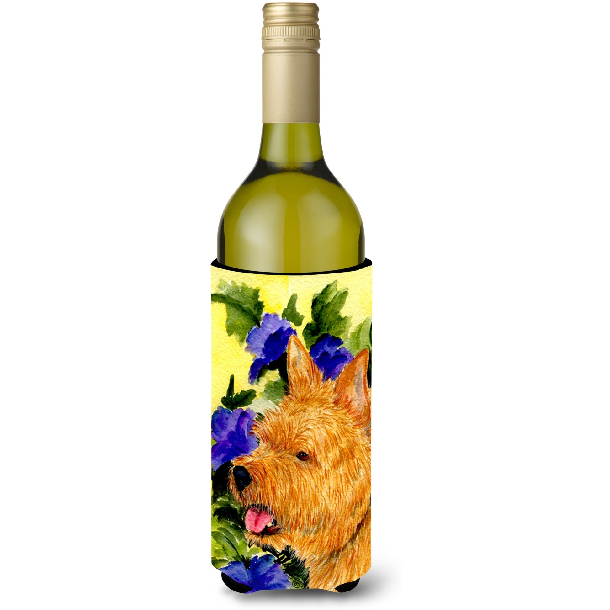 Norwich Terrier Wine Bottle Beverage Insulator Beverage Insulator Hugger SS8421LITERK