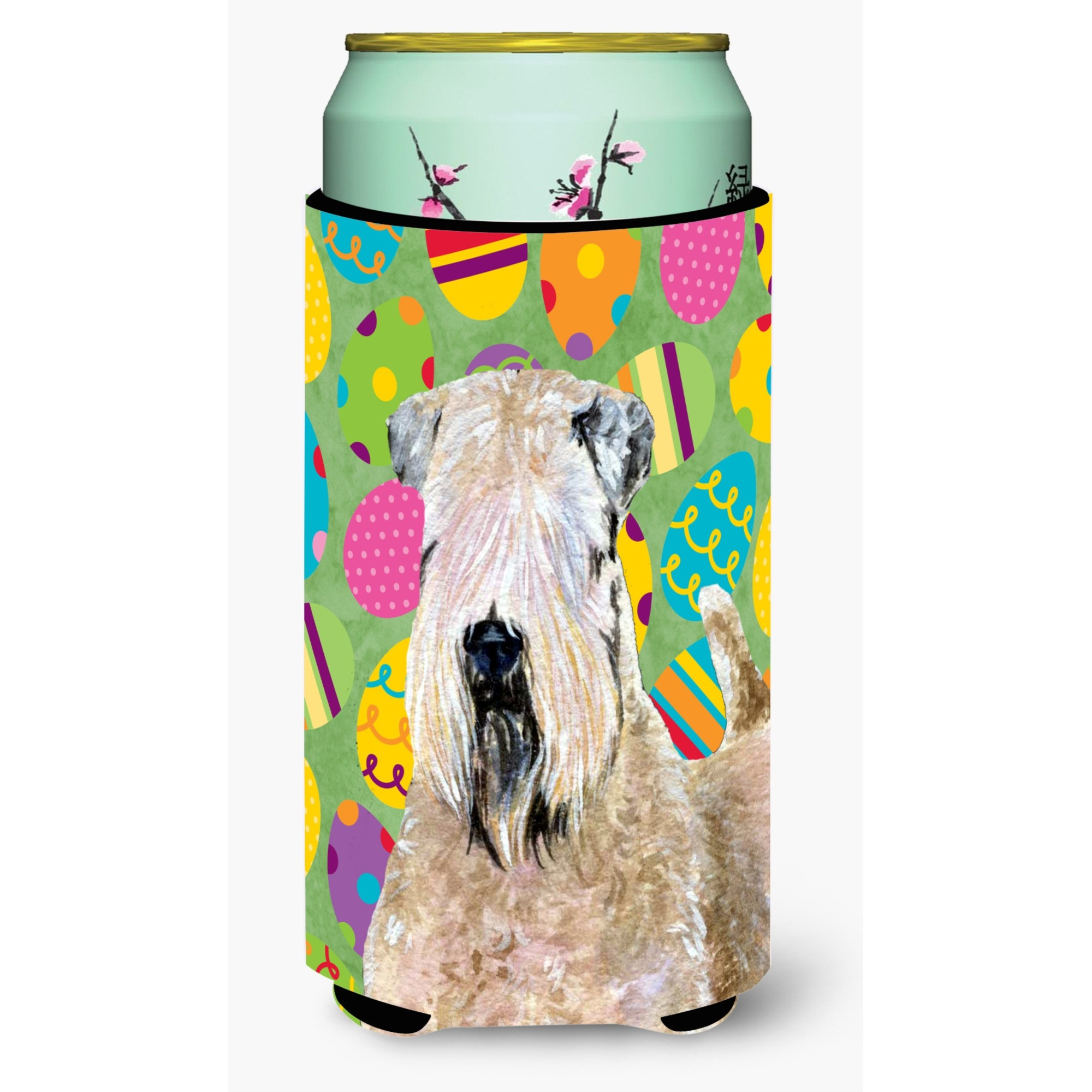 Wheaten Terrier Soft Coated Easter Eggtravaganza  Tall Boy Beverage Insulator Beverage Insulator Hugger