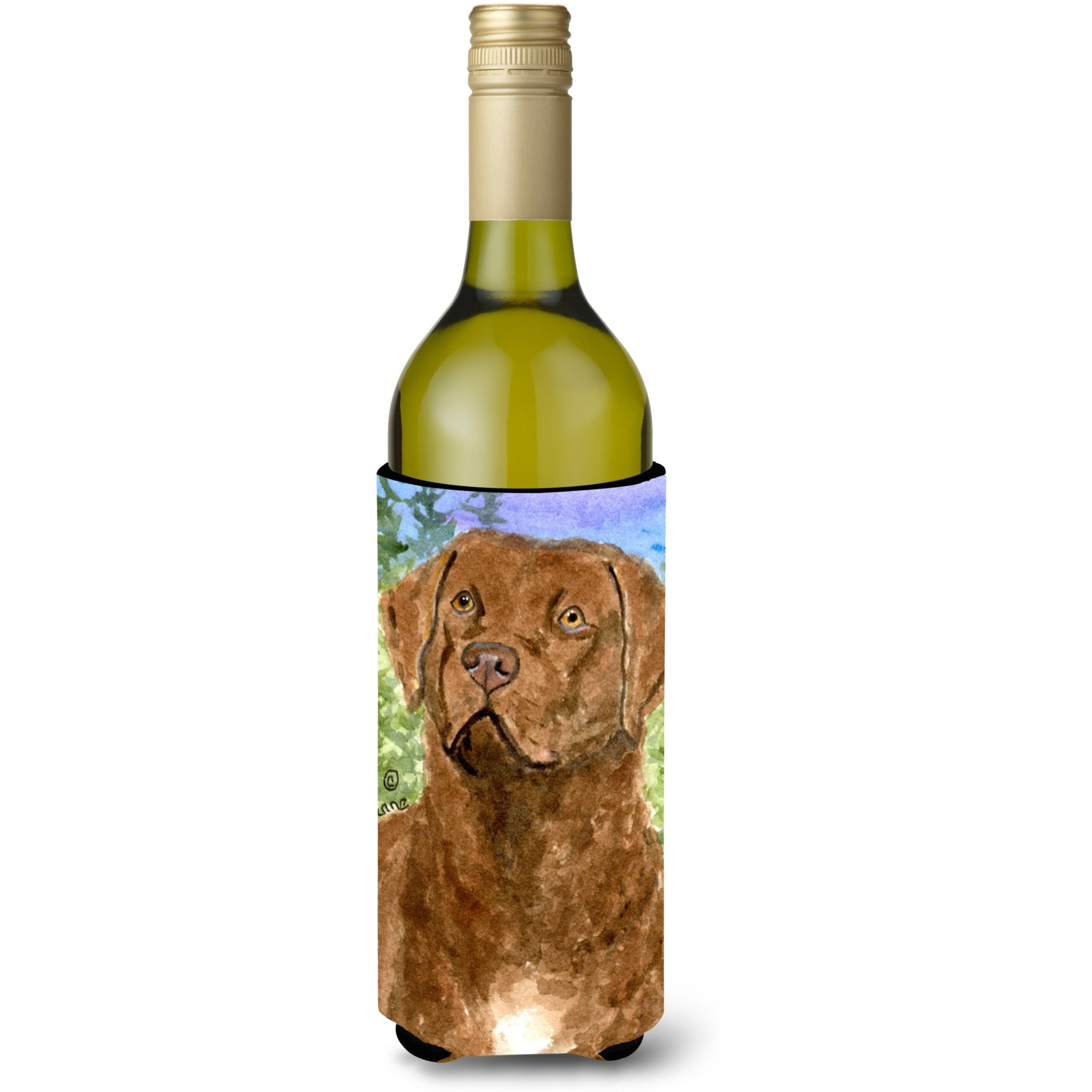 Chesapeake Bay Retriever Wine Bottle Beverage Insulator Beverage Insulator Hugger SS8933LITERK