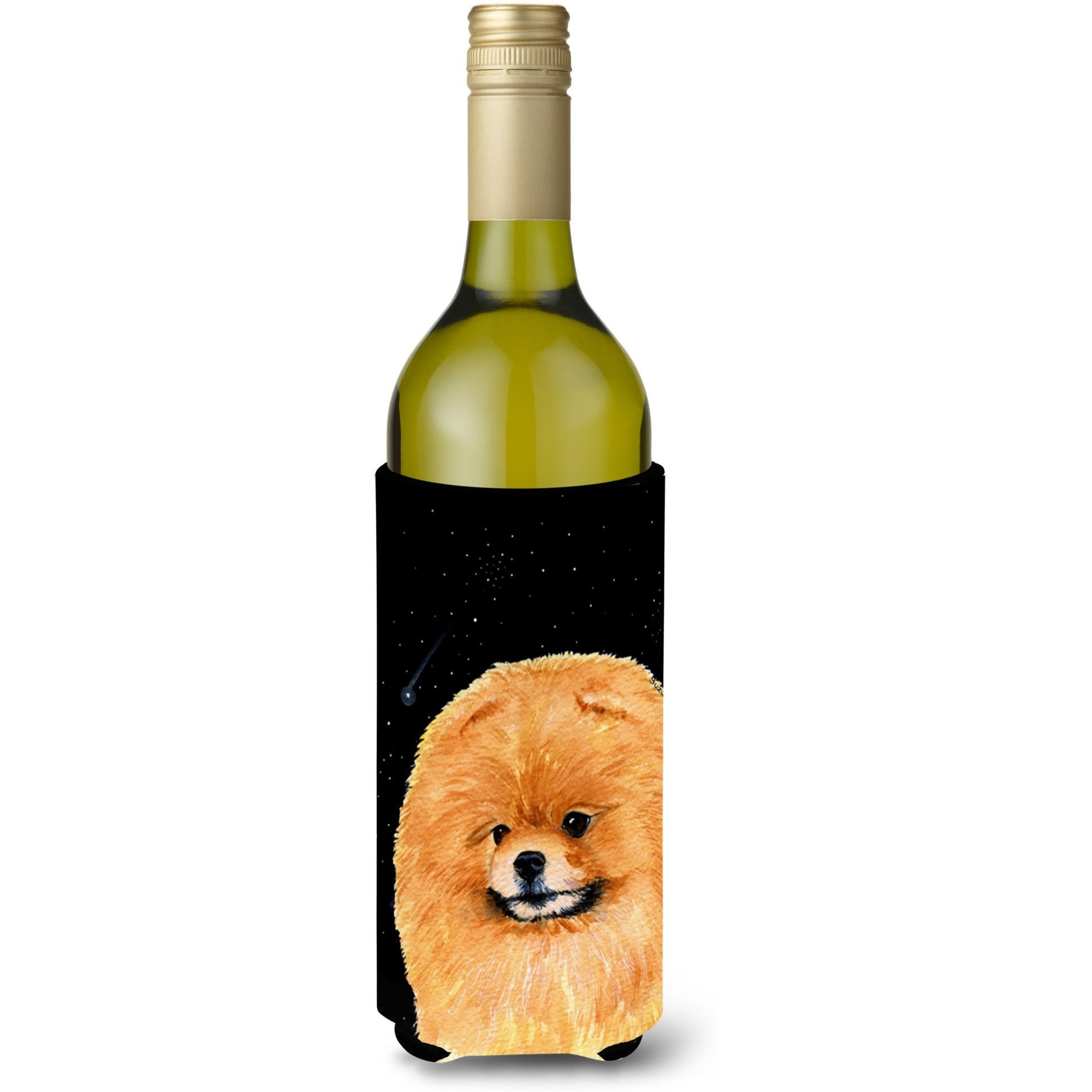 Starry Night Pomeranian Wine Bottle Beverage Insulator Beverage Insulator Hugger SS8481LITERK