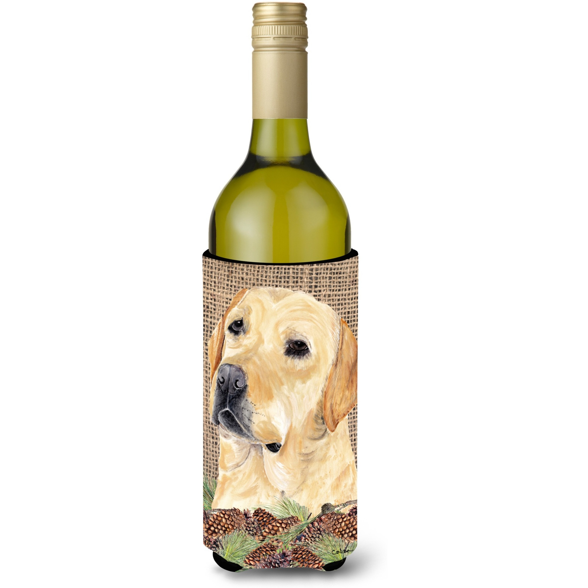 Labrador Wine Bottle Beverage Insulator Beverage Insulator Hugger SC9049LITERK