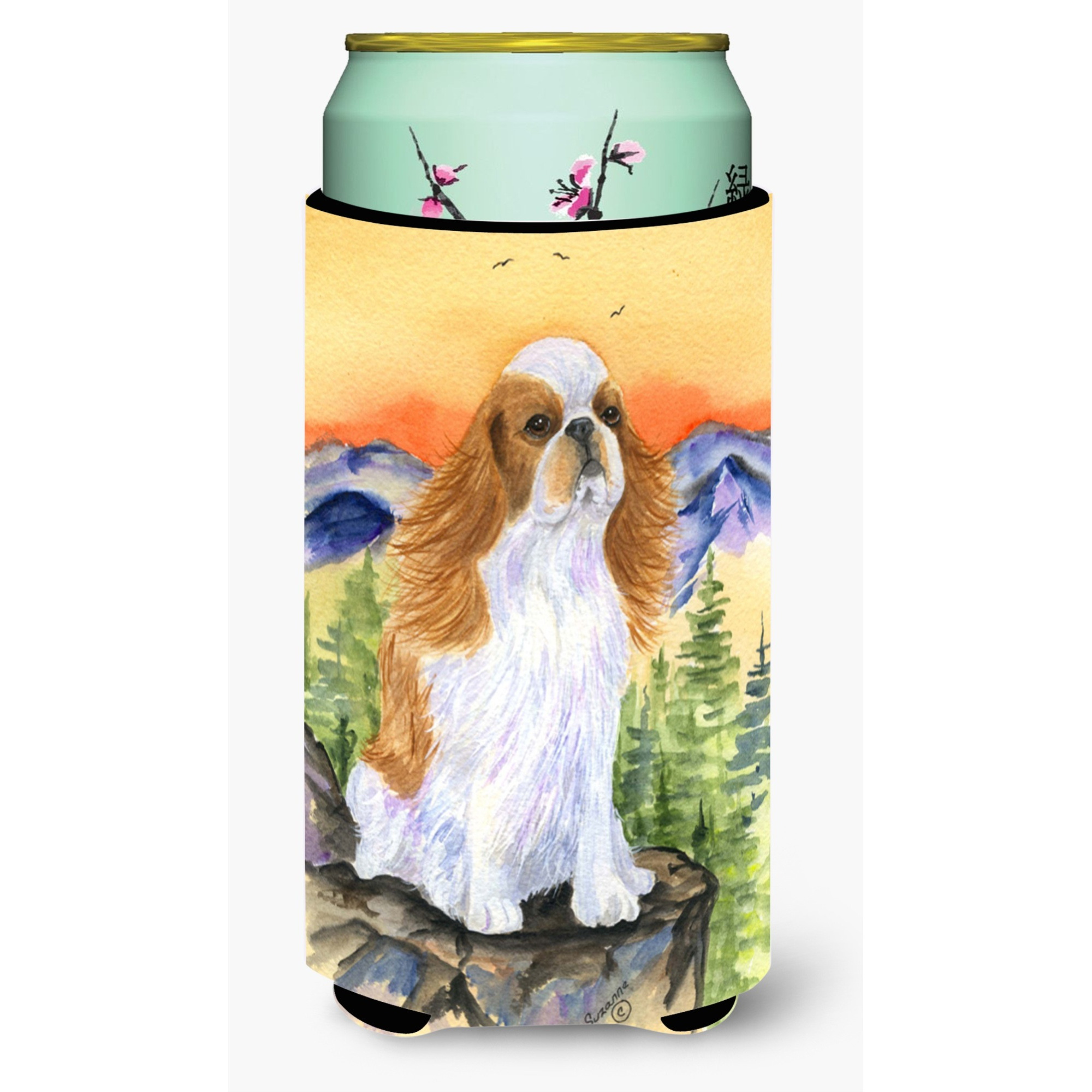 English Toy Spaniel  Tall Boy Beverage Insulator Beverage Insulator Hugger