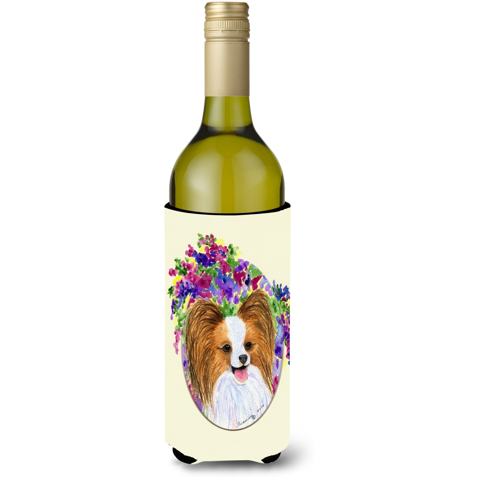 Papillon Wine Bottle Beverage Insulator Beverage Insulator Hugger SS8074LITERK