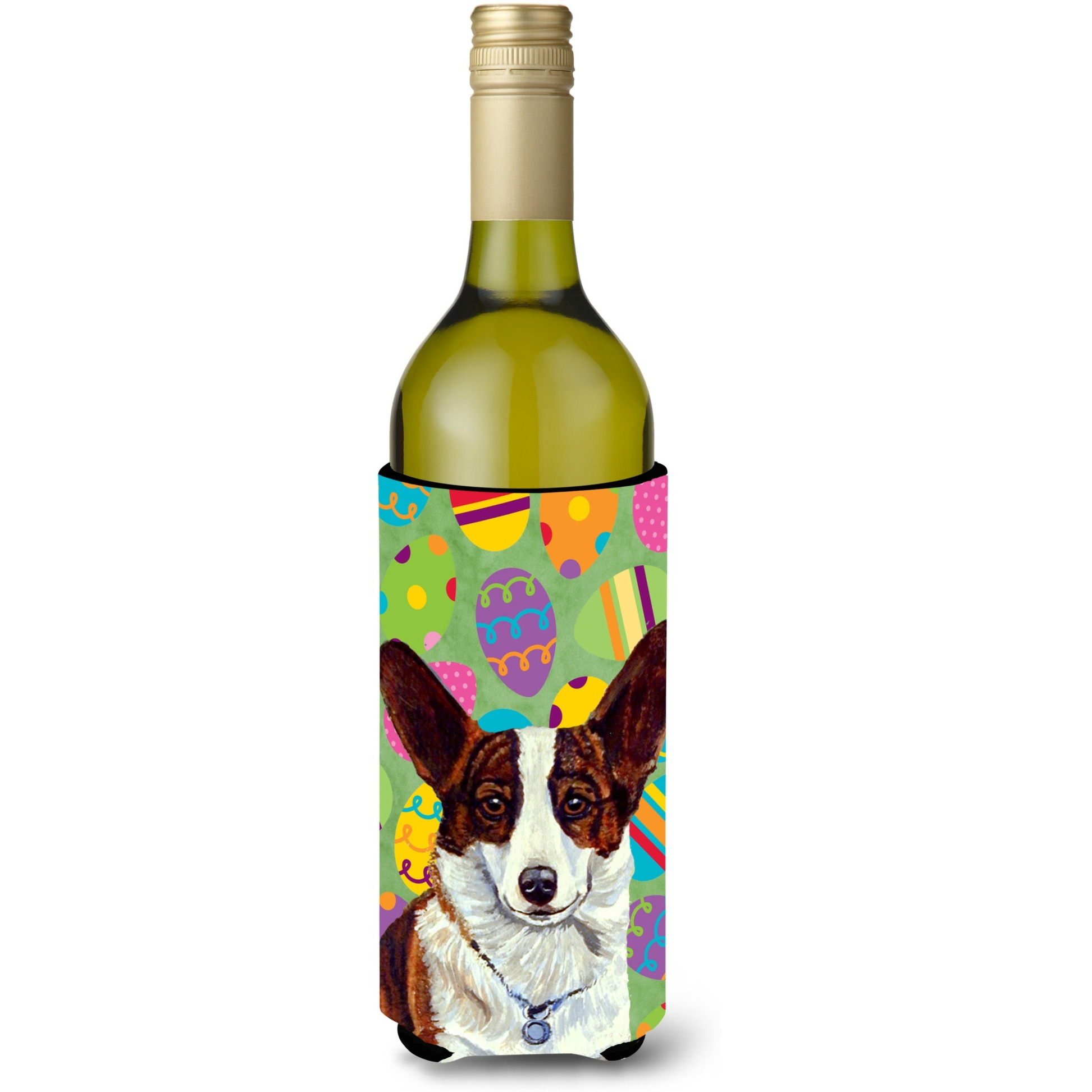 Corgi Easter Eggtravaganza Wine Bottle Beverage Insulator Beverage Insulator Hugger