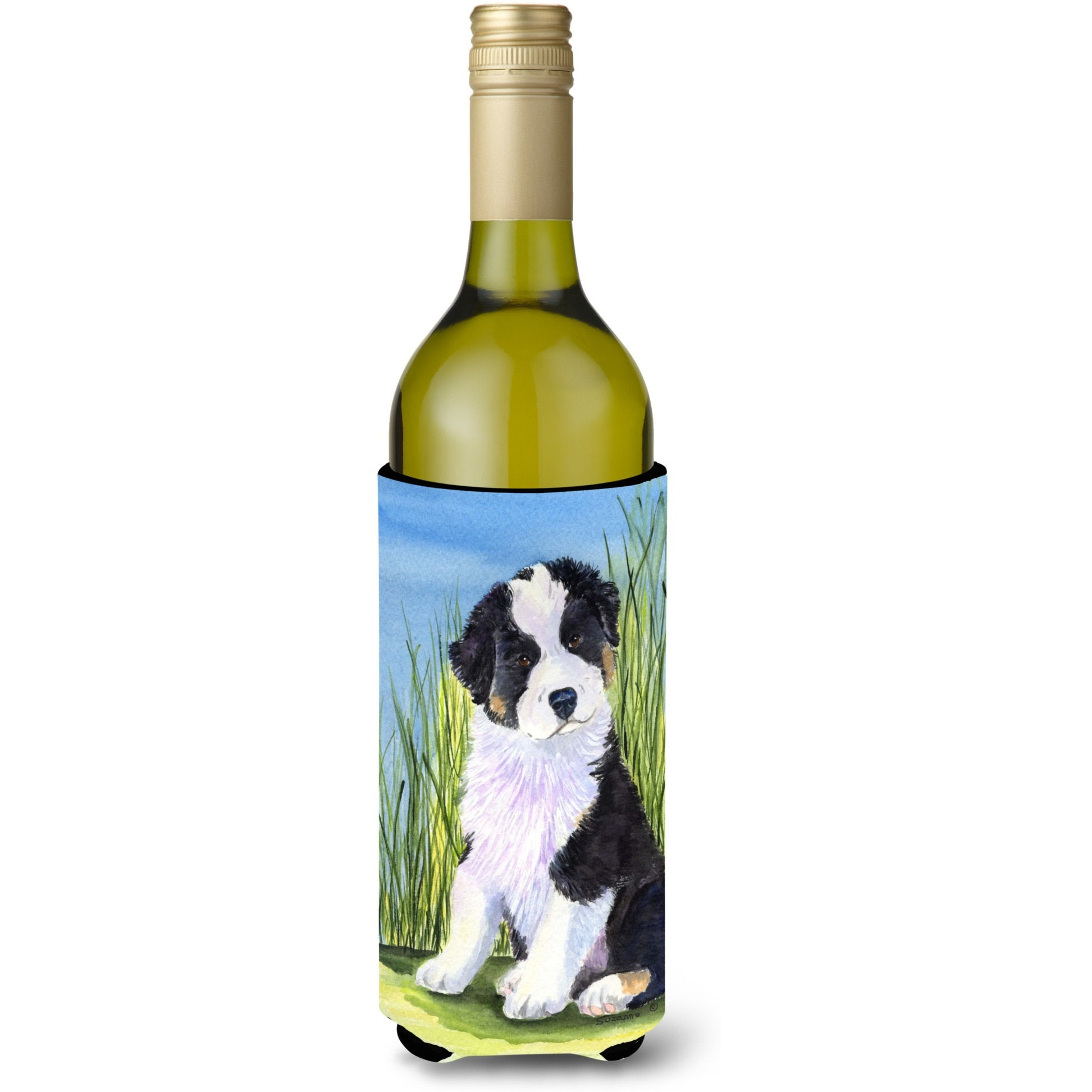 Australian Shepherd Wine Bottle Beverage Insulator Beverage Insulator Hugger SS8372LITERK