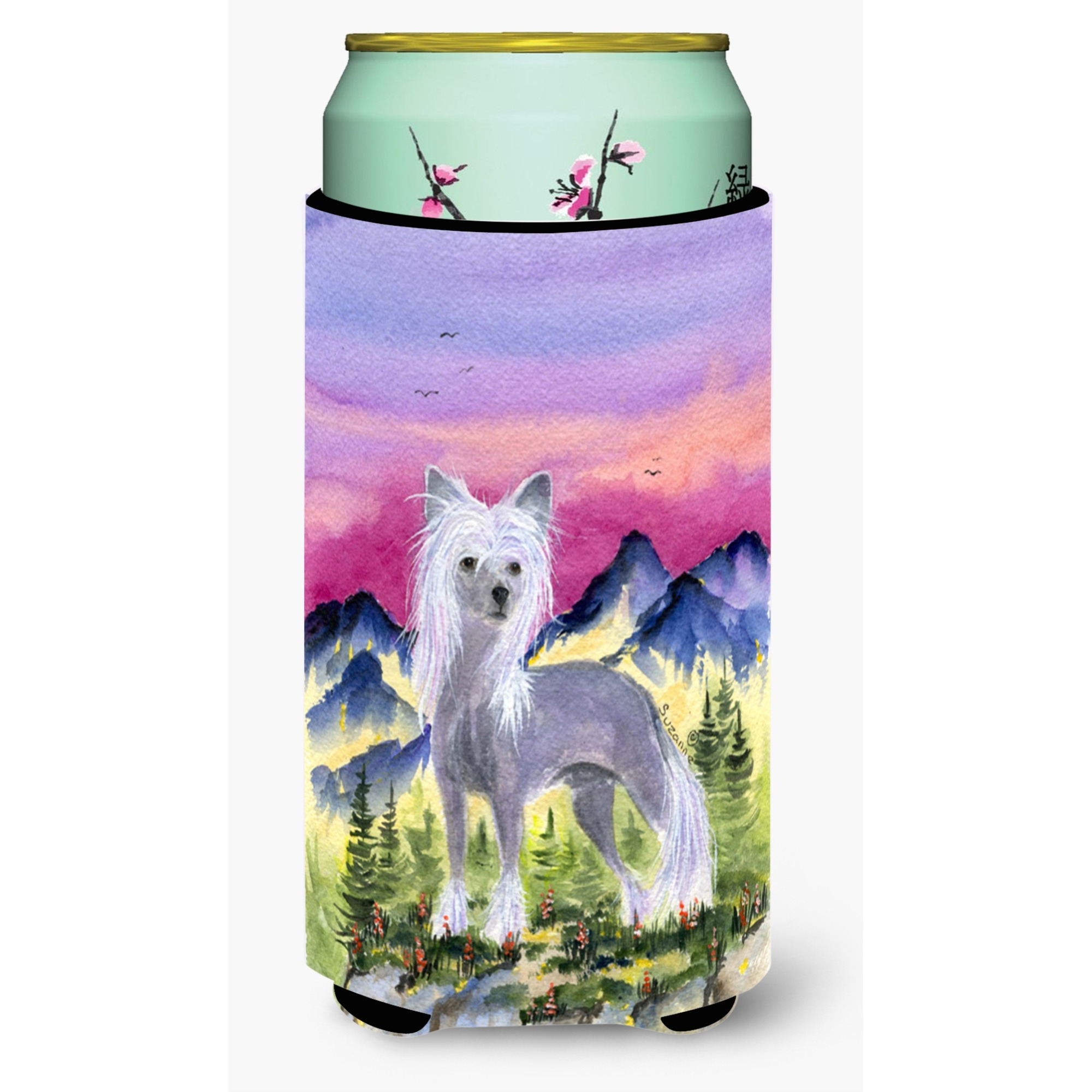 Chinese Crested  Tall Boy Beverage Insulator Beverage Insulator Hugger