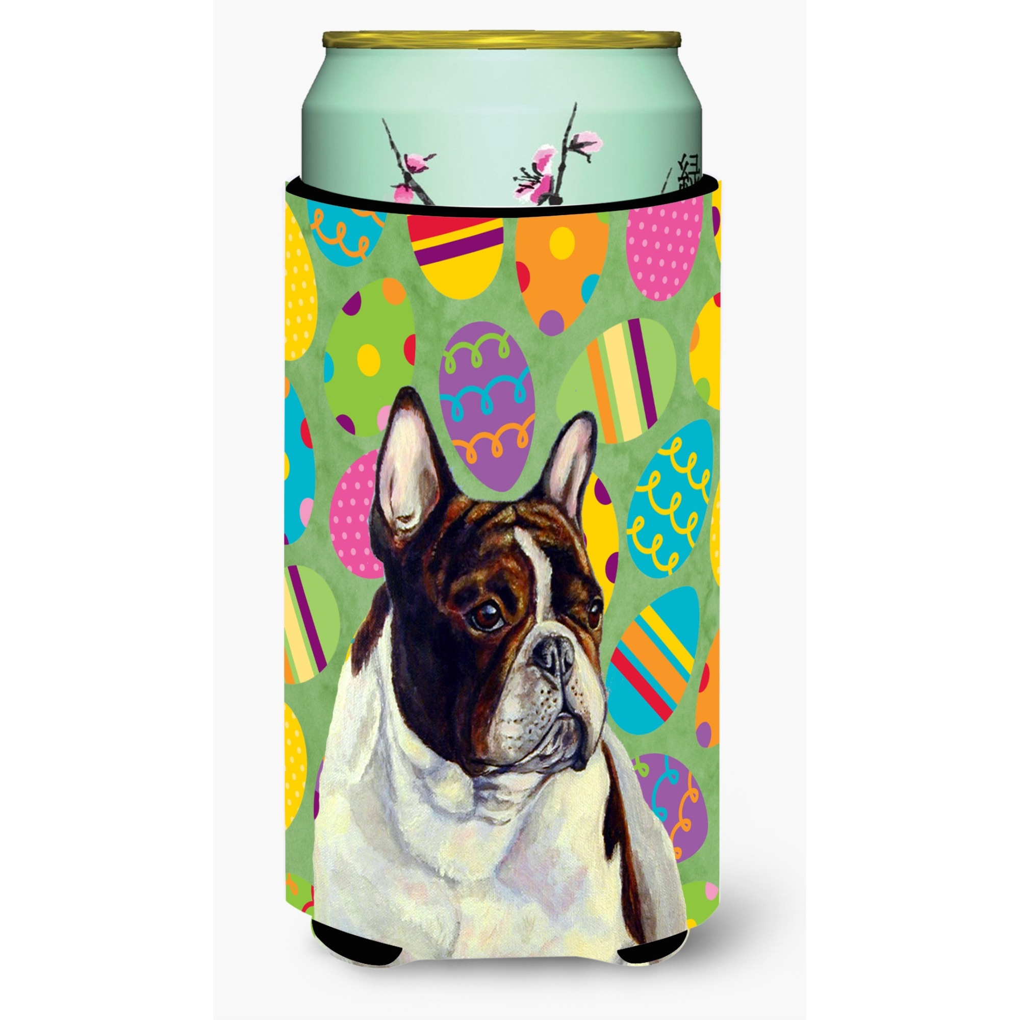 French Bulldog Easter Eggtravaganza  Tall Boy Beverage Insulator Beverage Insulator Hugger