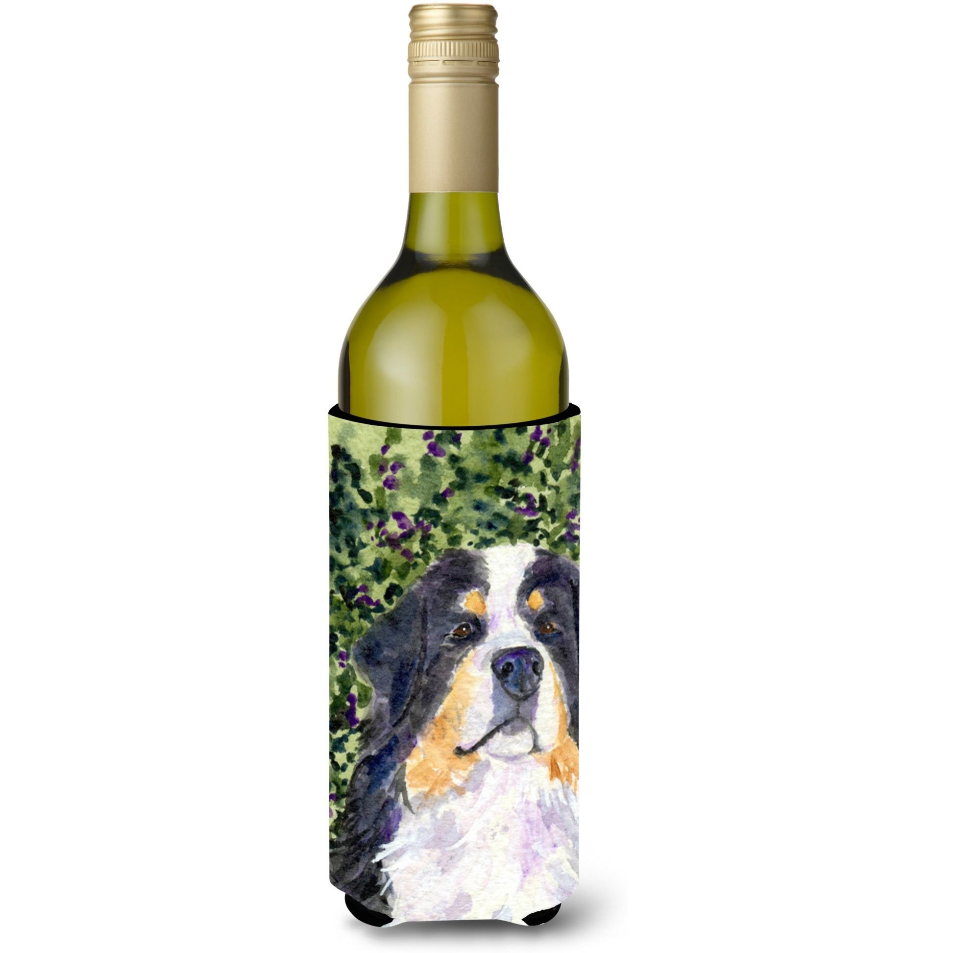Bernese Mountain Dog Wine Bottle Beverage Insulator Beverage Insulator Hugger SS8830LITERK