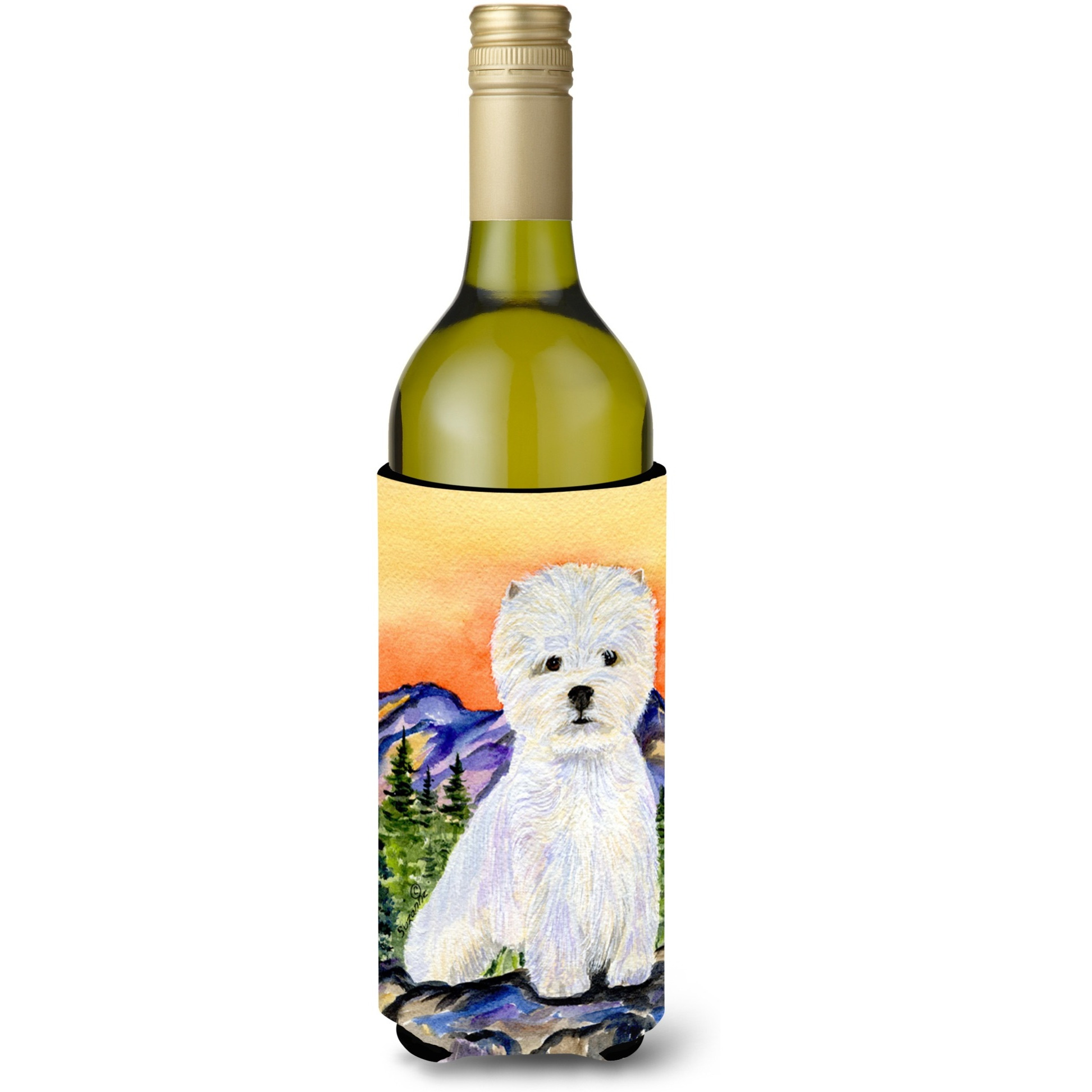 Westie Wine Bottle Beverage Insulator Beverage Insulator Hugger SS8159LITERK