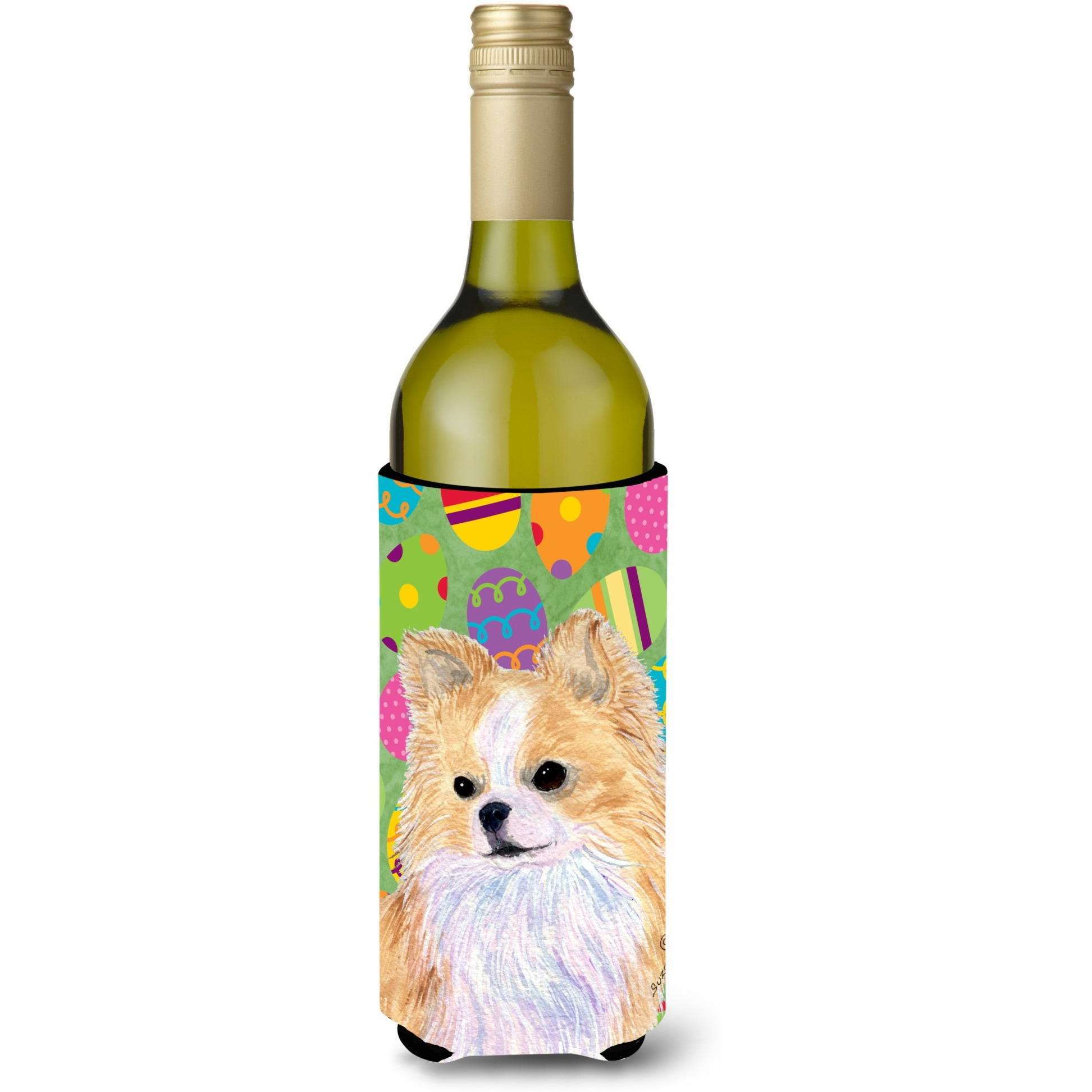 Chihuahua Easter Eggtravaganza Wine Bottle Beverage Insulator Beverage Insulator Hugger SS4818LITERK