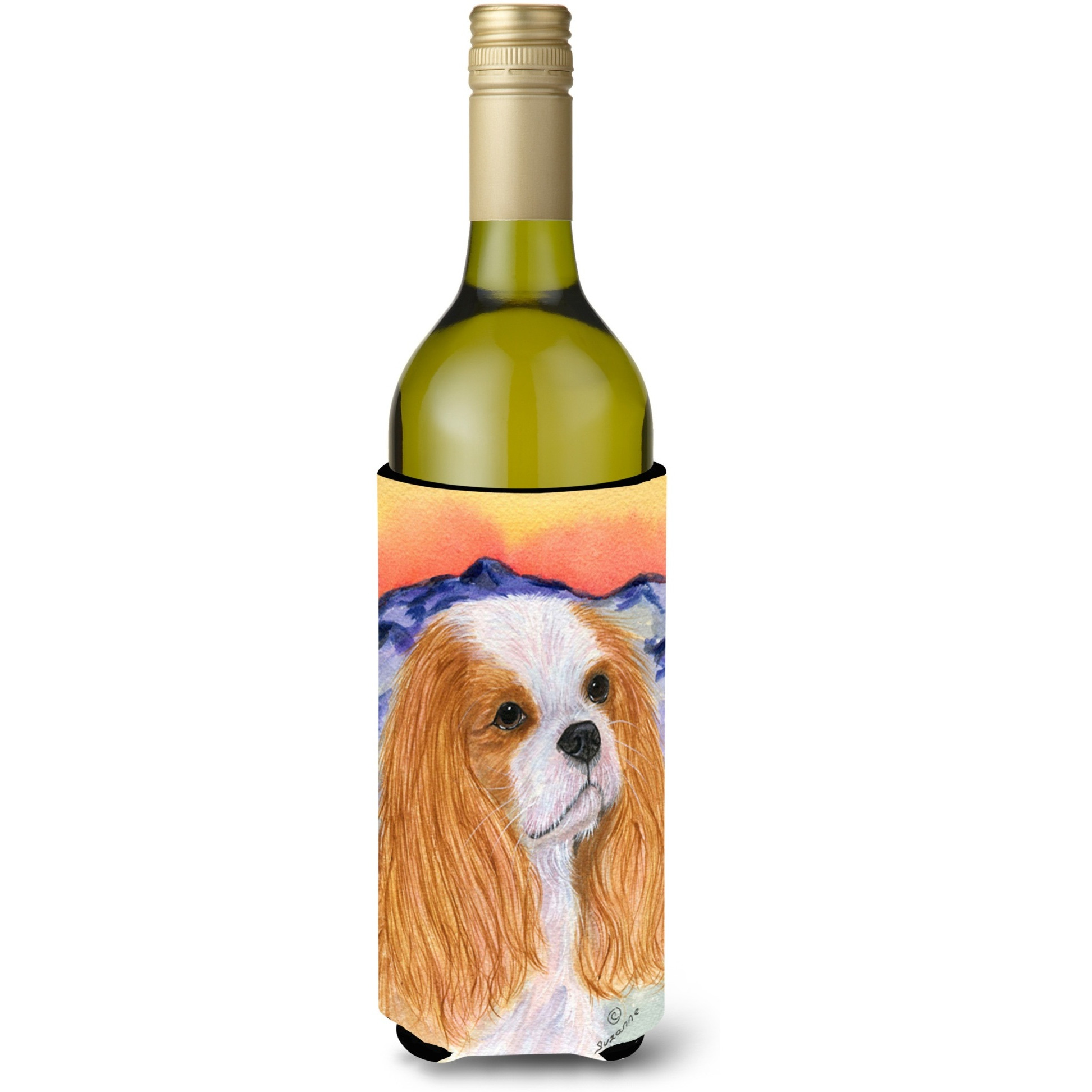 Cavalier Spaniel Wine Bottle Beverage Insulator Beverage Insulator Hugger SS8164LITERK