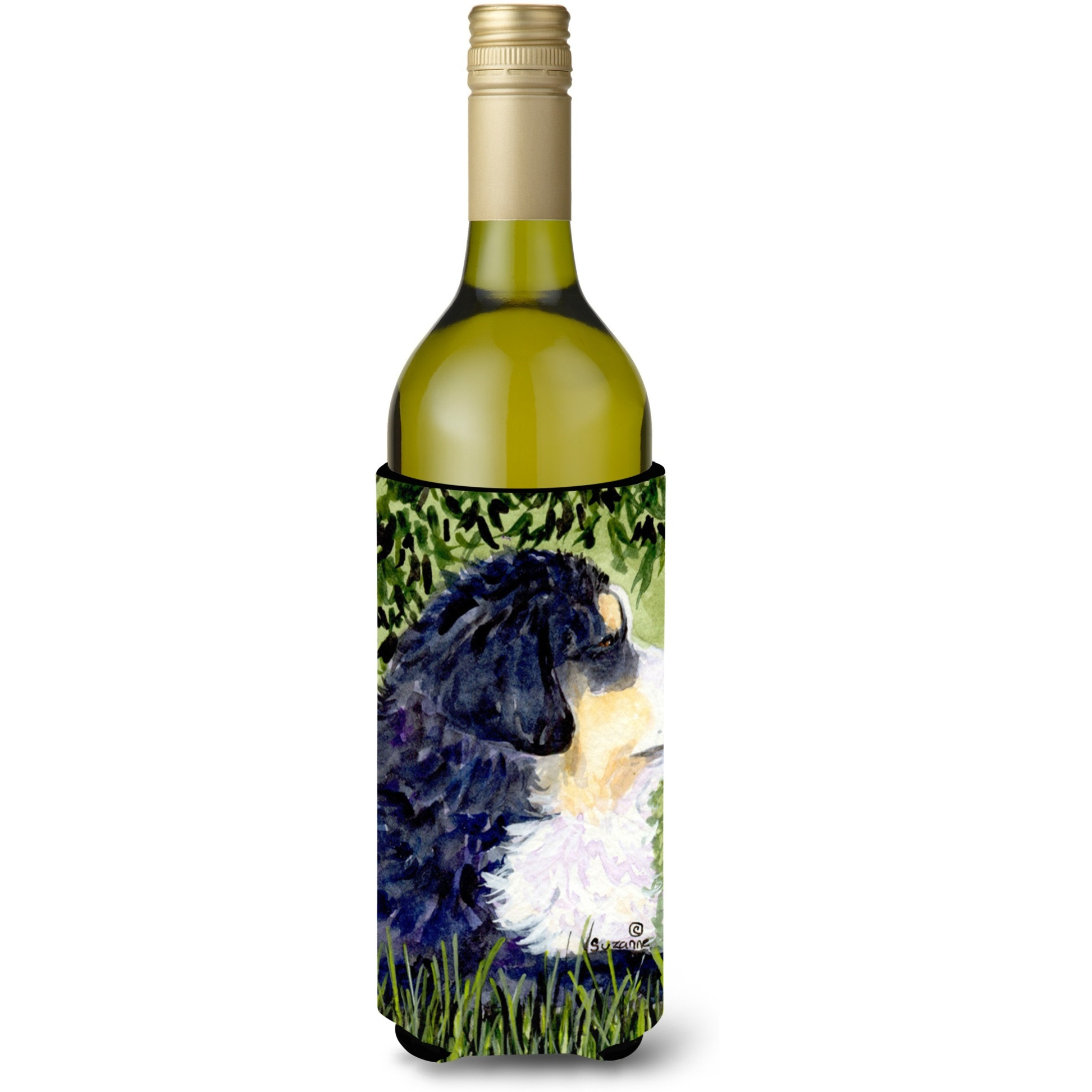 Bernese Mountain Dog Wine Bottle Beverage Insulator Beverage Insulator Hugger SS8832LITERK