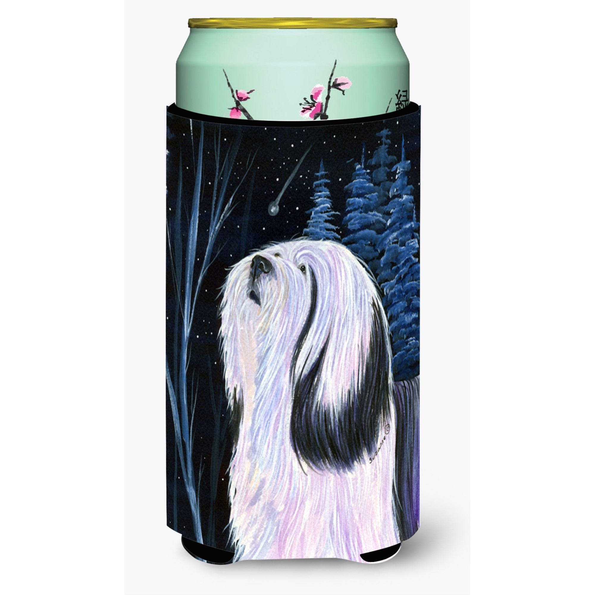 Tibetan Terrier  Tall Boy Beverage Insulator Beverage Insulator Hugger