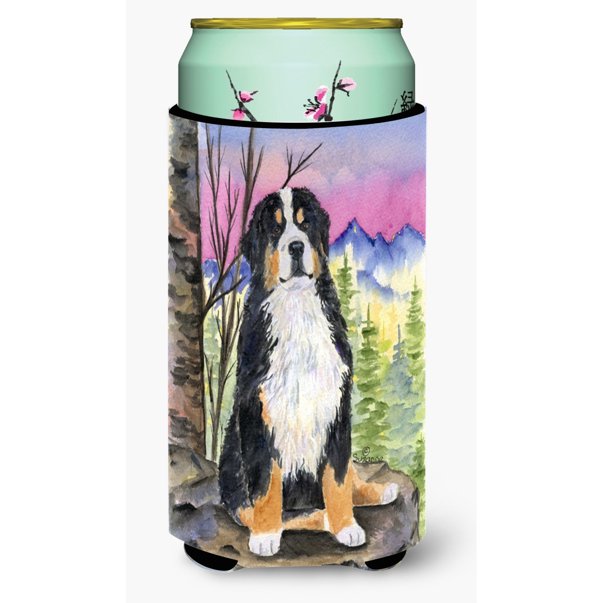Bernese Mountain Dog  Tall Boy Beverage Insulator Beverage Insulator Hugger