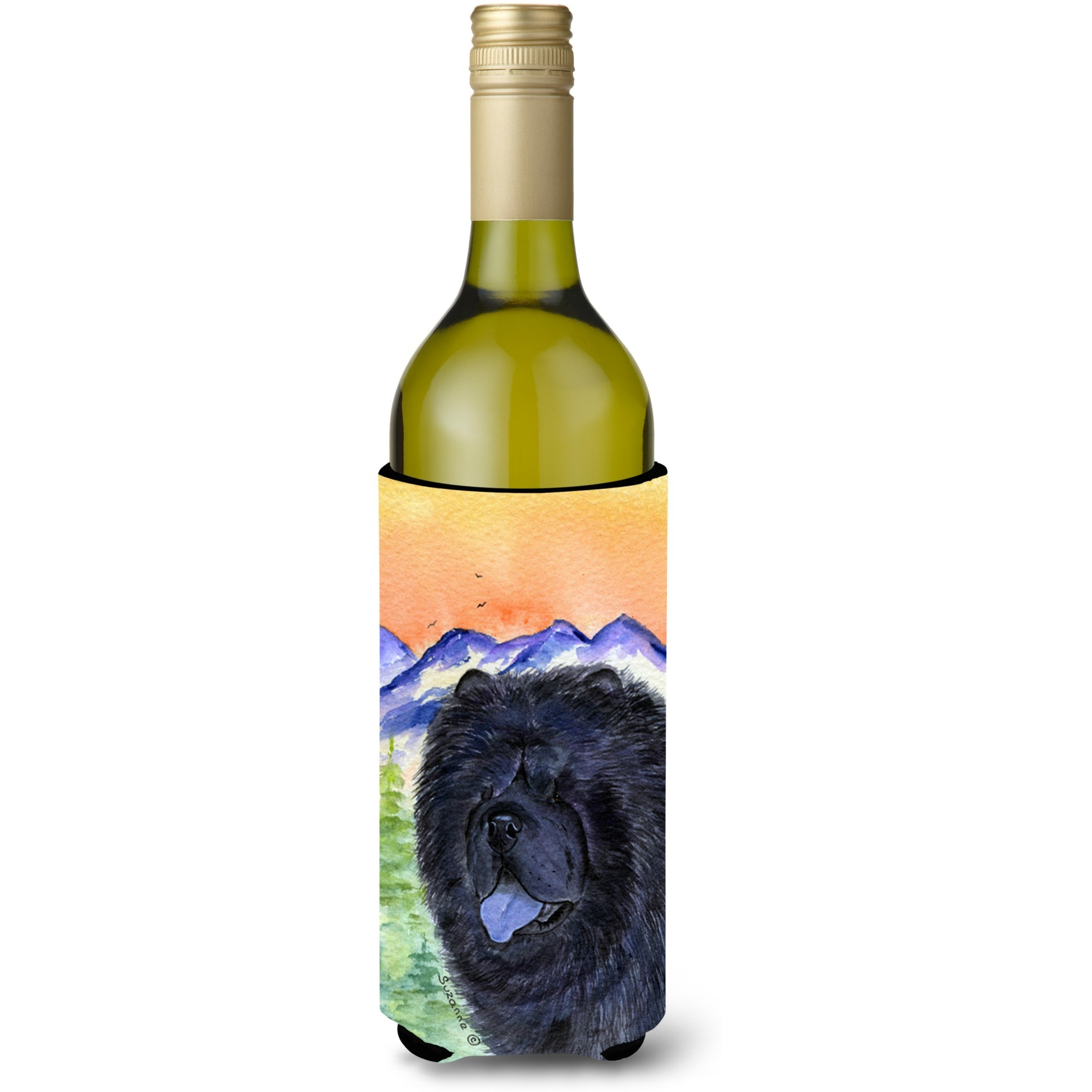 Chow Chow Wine Bottle Beverage Insulator Beverage Insulator Hugger SS8191LITERK