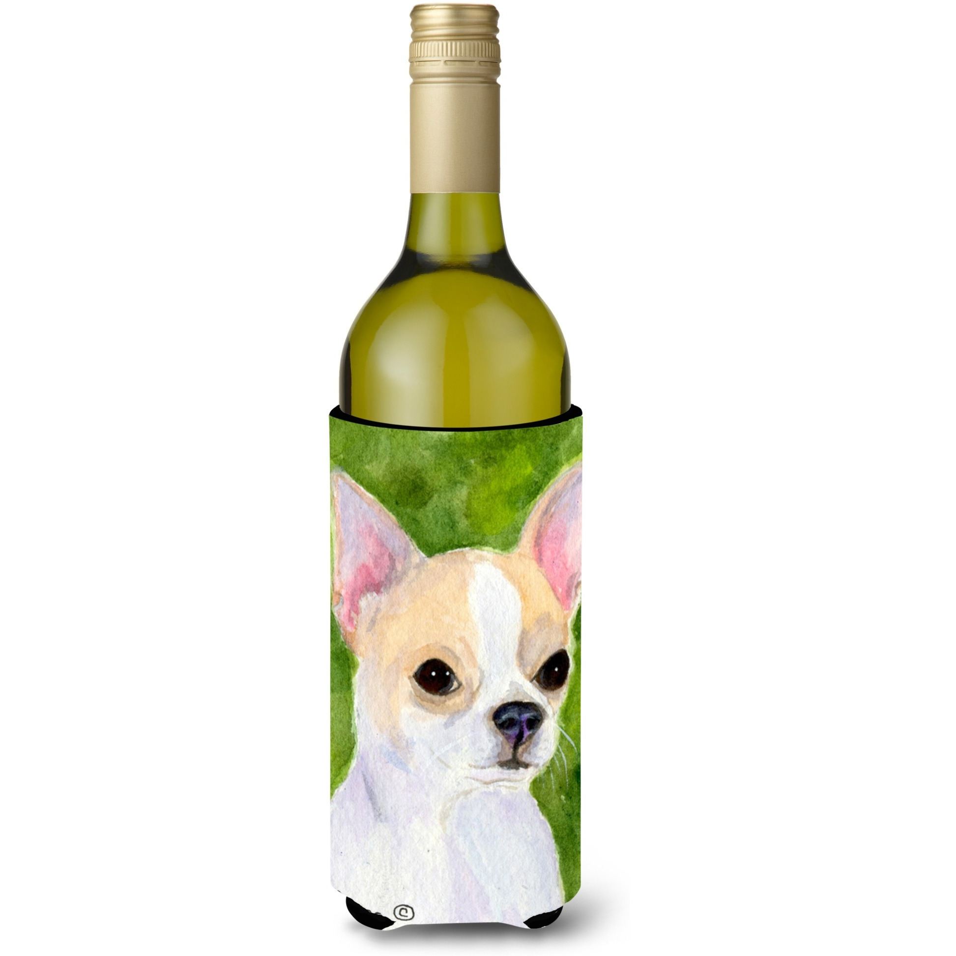 Chihuahua Wine Bottle Beverage Insulator Beverage Insulator Hugger SS8786LITERK