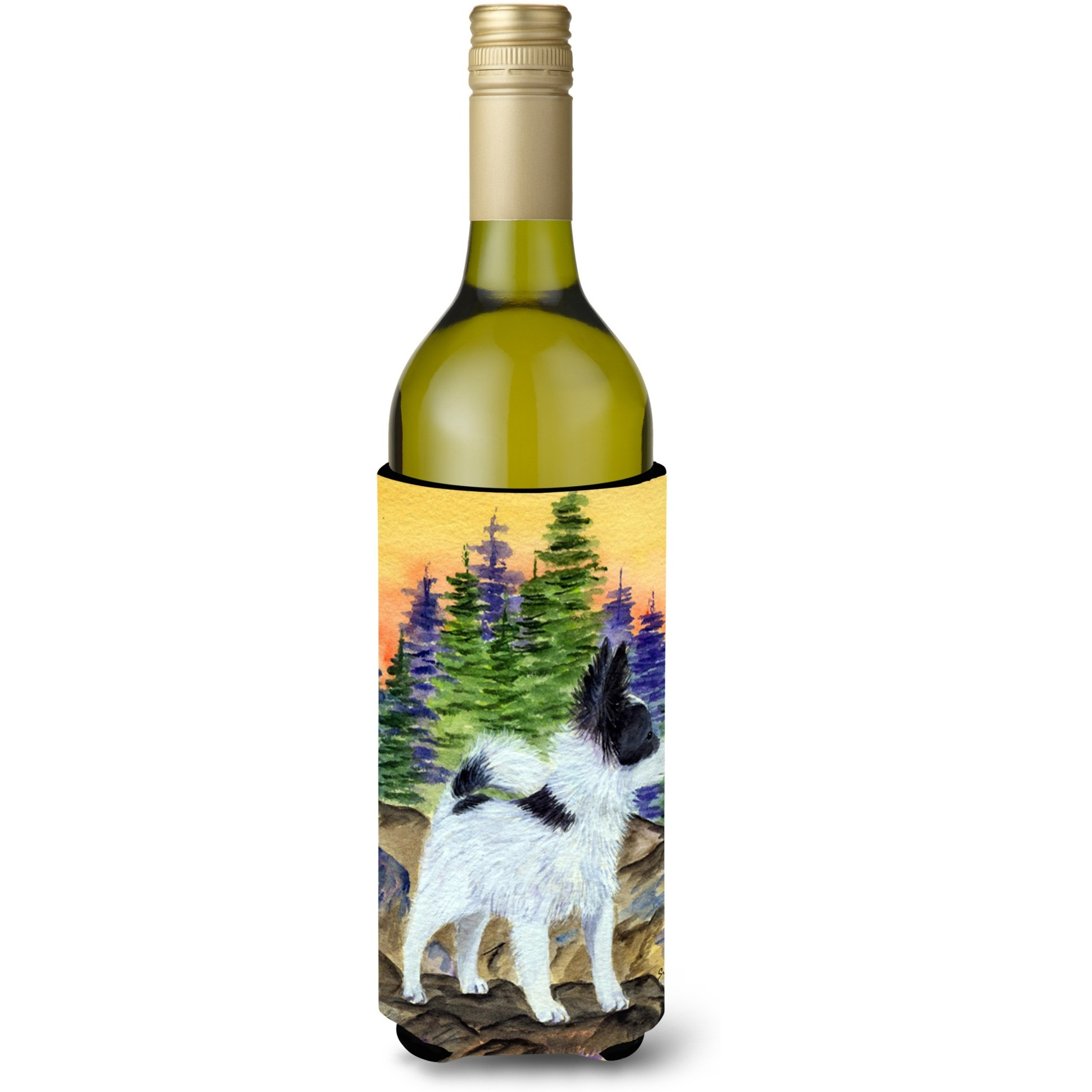 Papillon Wine Bottle Beverage Insulator Beverage Insulator Hugger SS8194LITERK