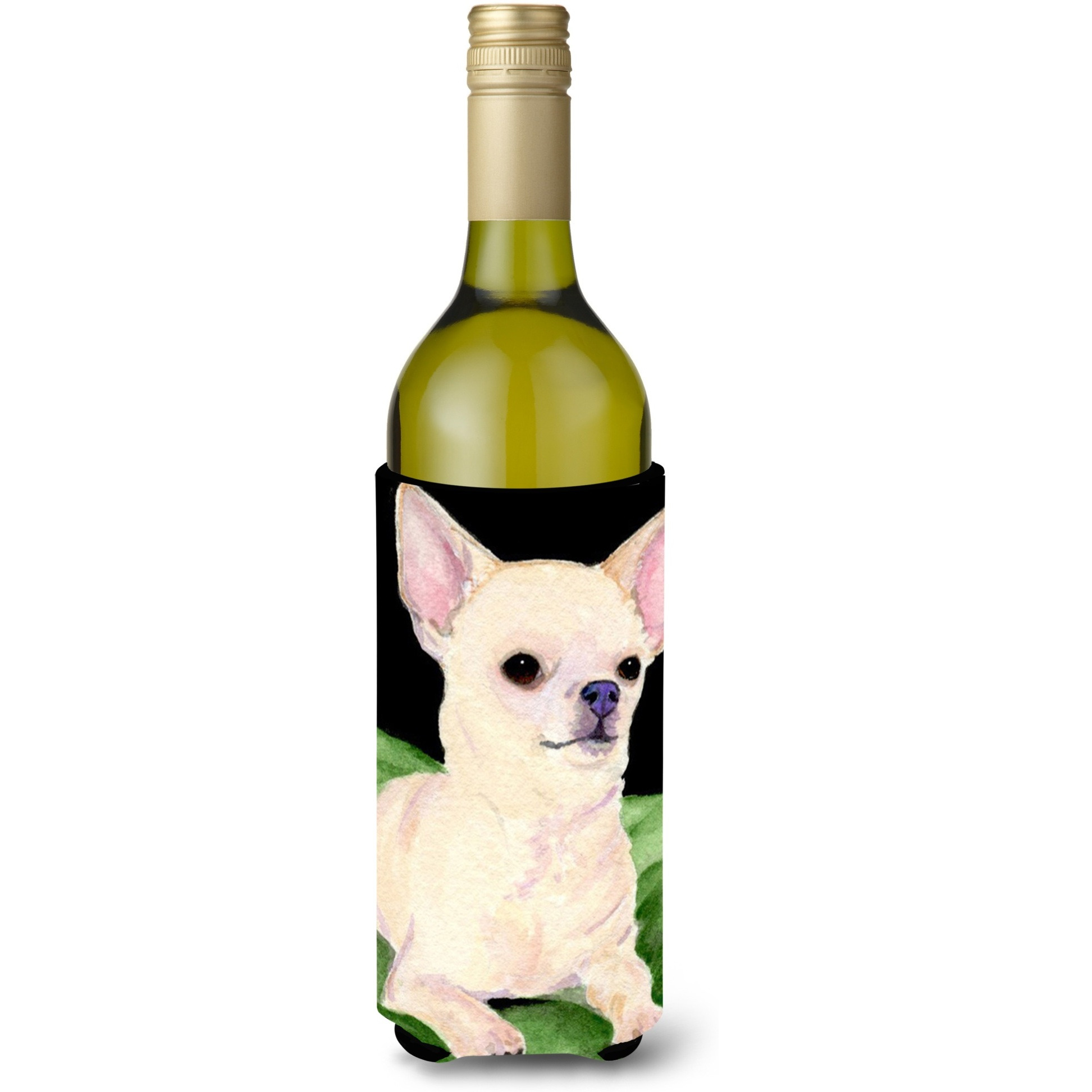 Chihuahua Wine Bottle Beverage Insulator Beverage Insulator Hugger SS8789LITERK