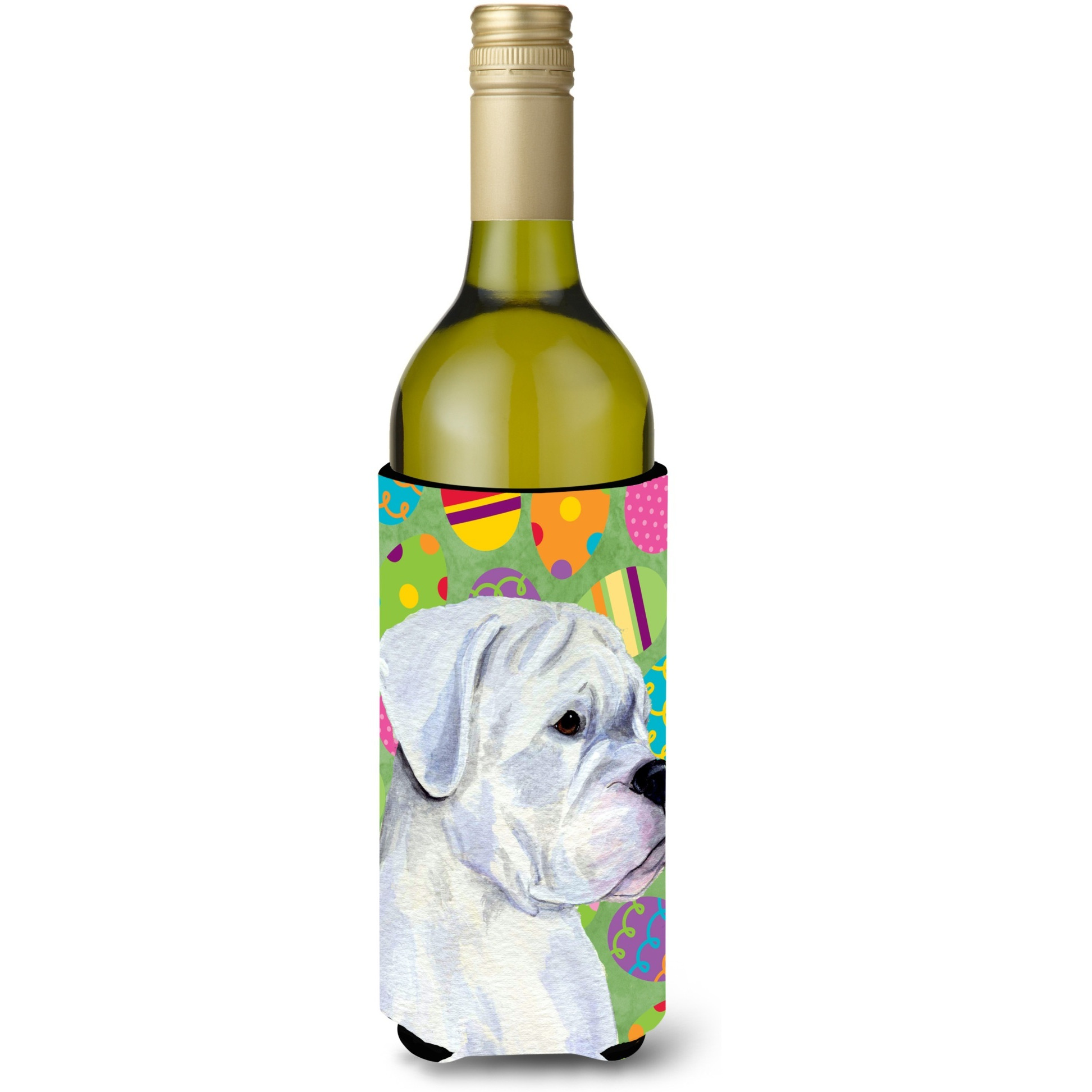 Boxer Easter Eggtravaganza Wine Bottle Beverage Insulator Beverage Insulator Hugger SS4854LITERK