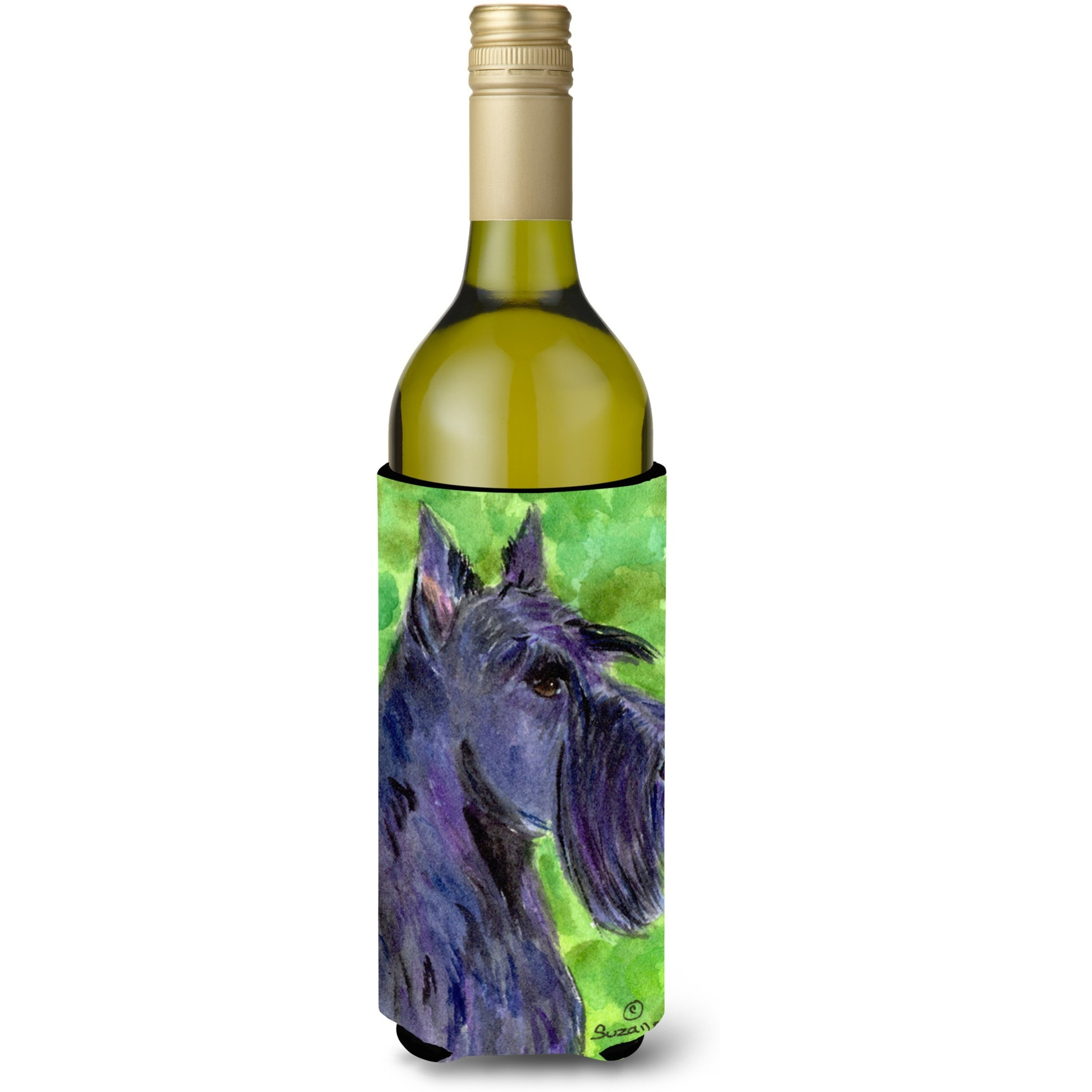 Scottish Terrier Wine Bottle Beverage Insulator Beverage Insulator Hugger SS8792LITERK