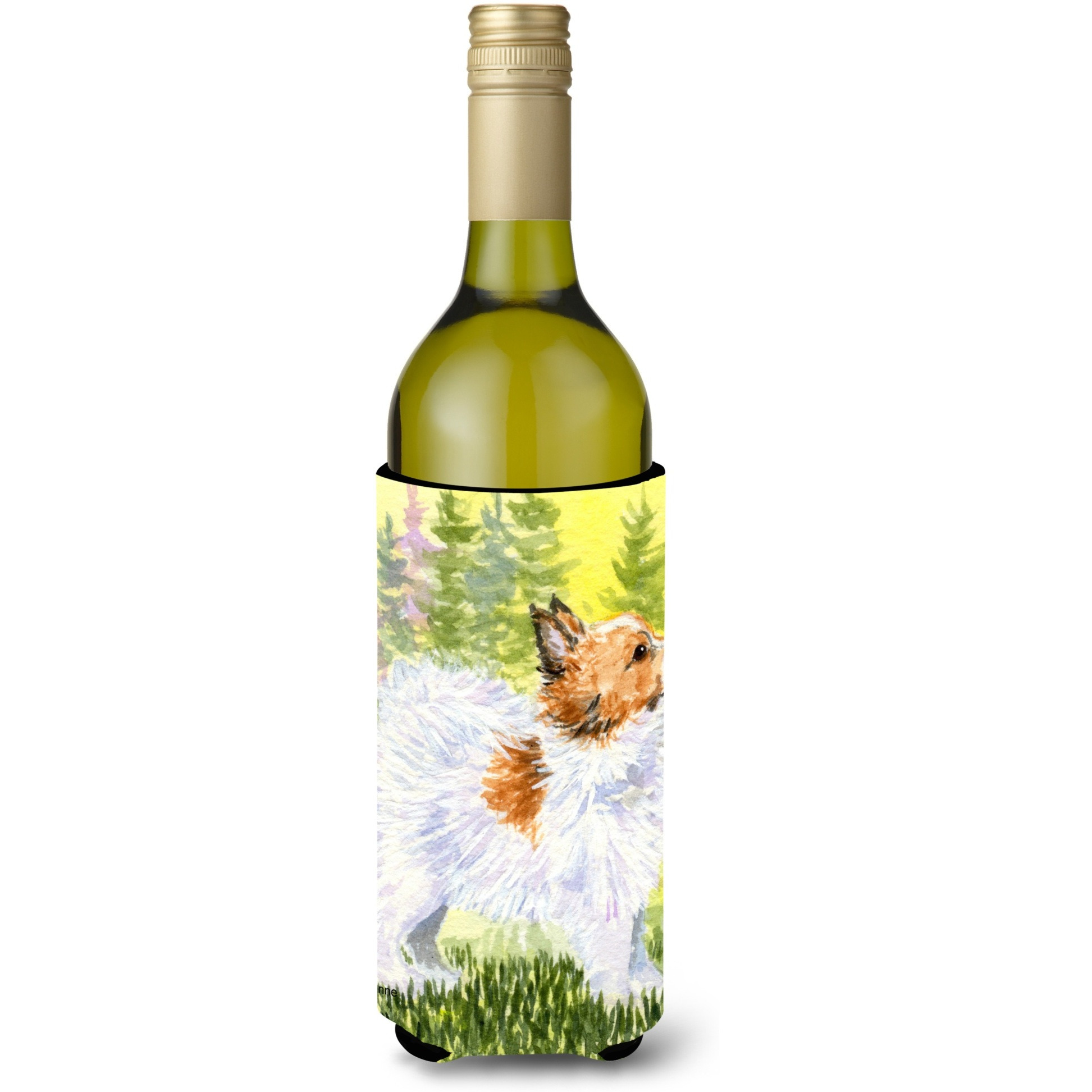 Papillon Wine Bottle Beverage Insulator Beverage Insulator Hugger SS1029LITERK