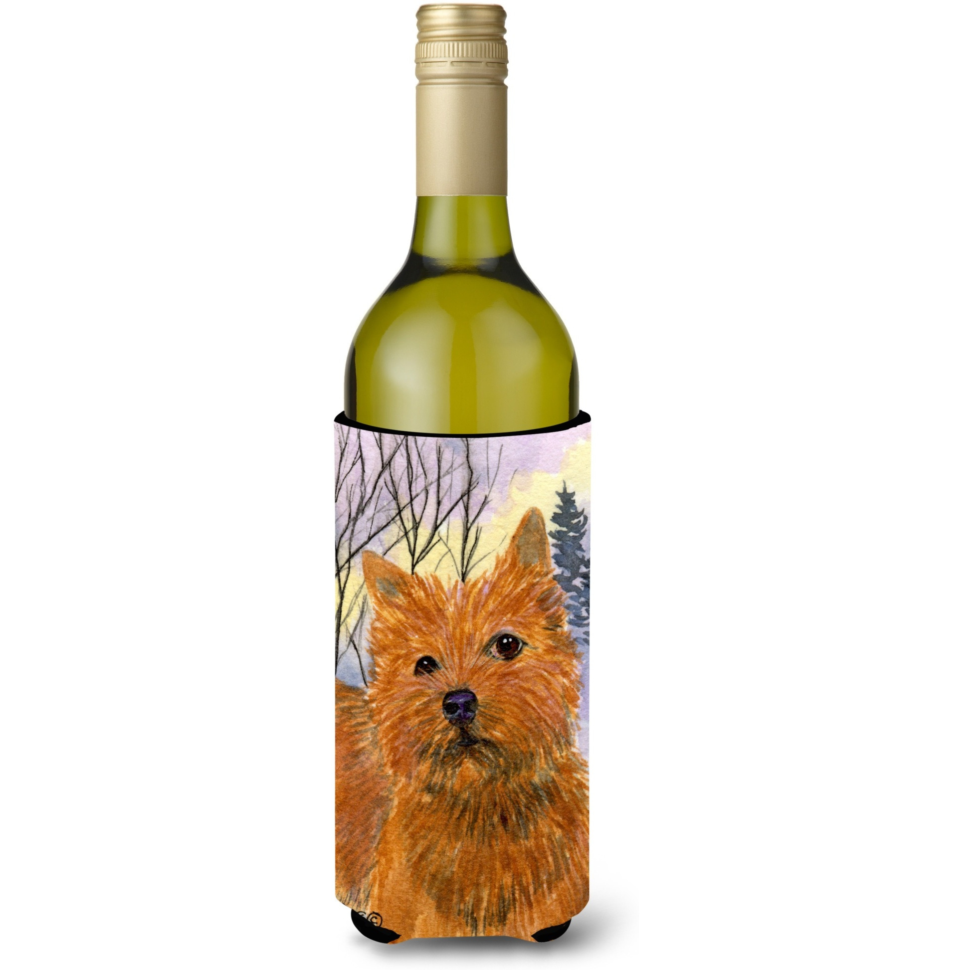 Norwich Terrier Wine Bottle Beverage Insulator Beverage Insulator Hugger