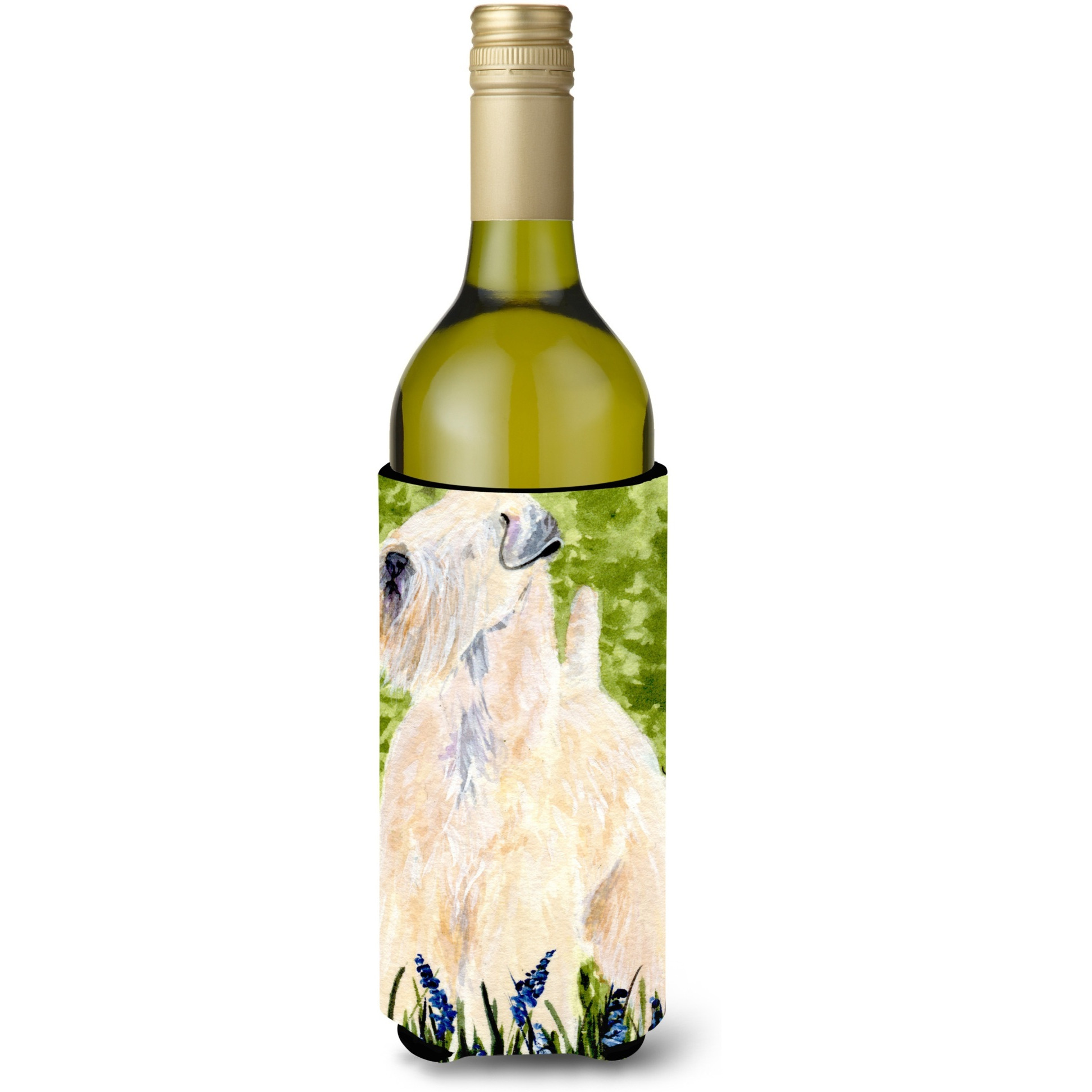 Wheaten Terrier Soft Coated Wine Bottle Beverage Insulator Beverage Insulator Hugger SS1033LITERK
