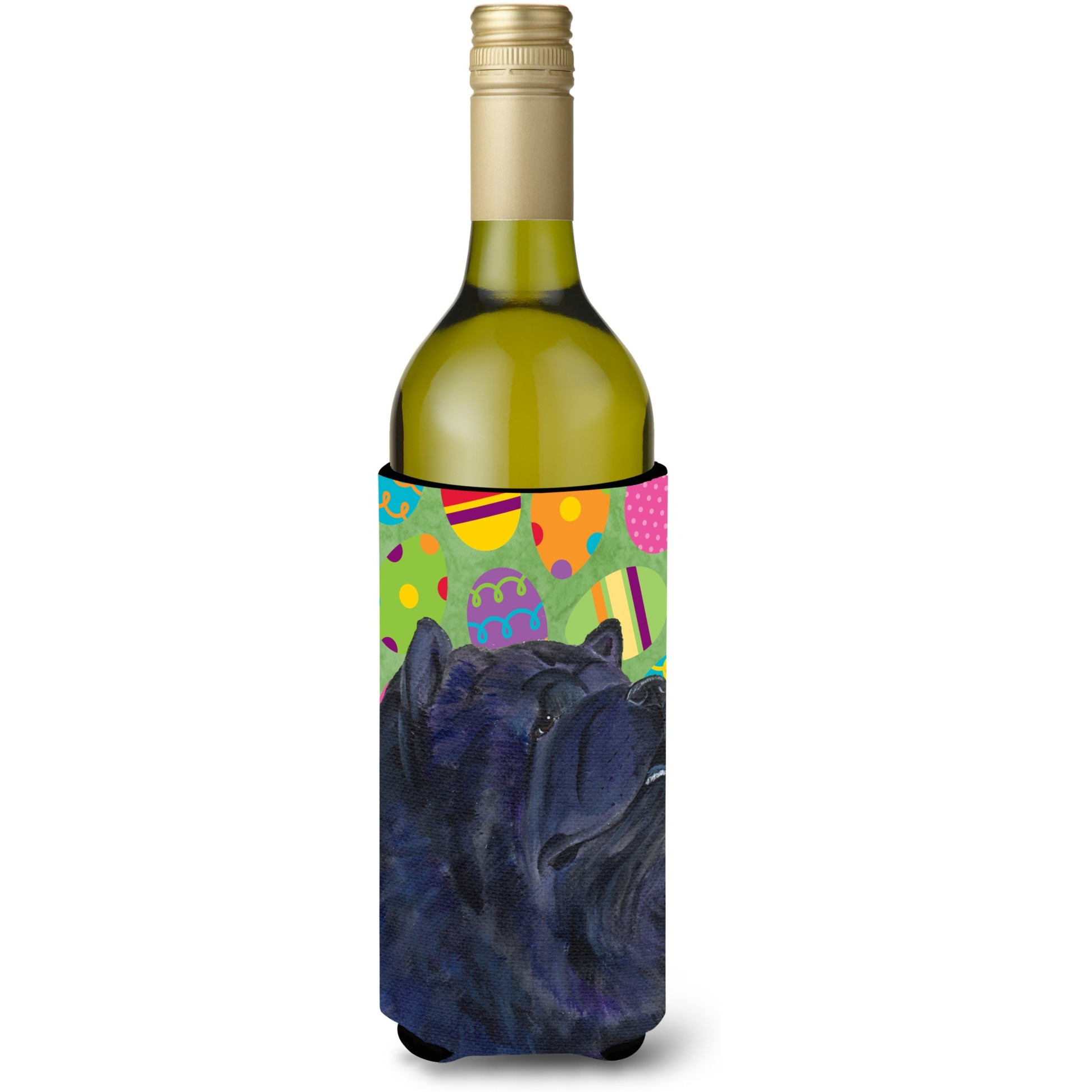 Chow Chow Easter Eggtravaganza Wine Bottle Beverage Insulator Beverage Insulator Hugger