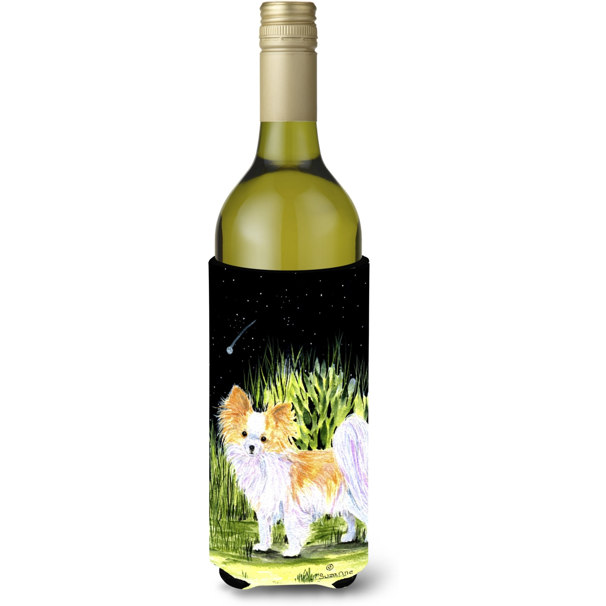 Starry Night Chihuahua Wine Bottle Beverage Insulator Beverage Insulator Hugger SS8516LITERK
