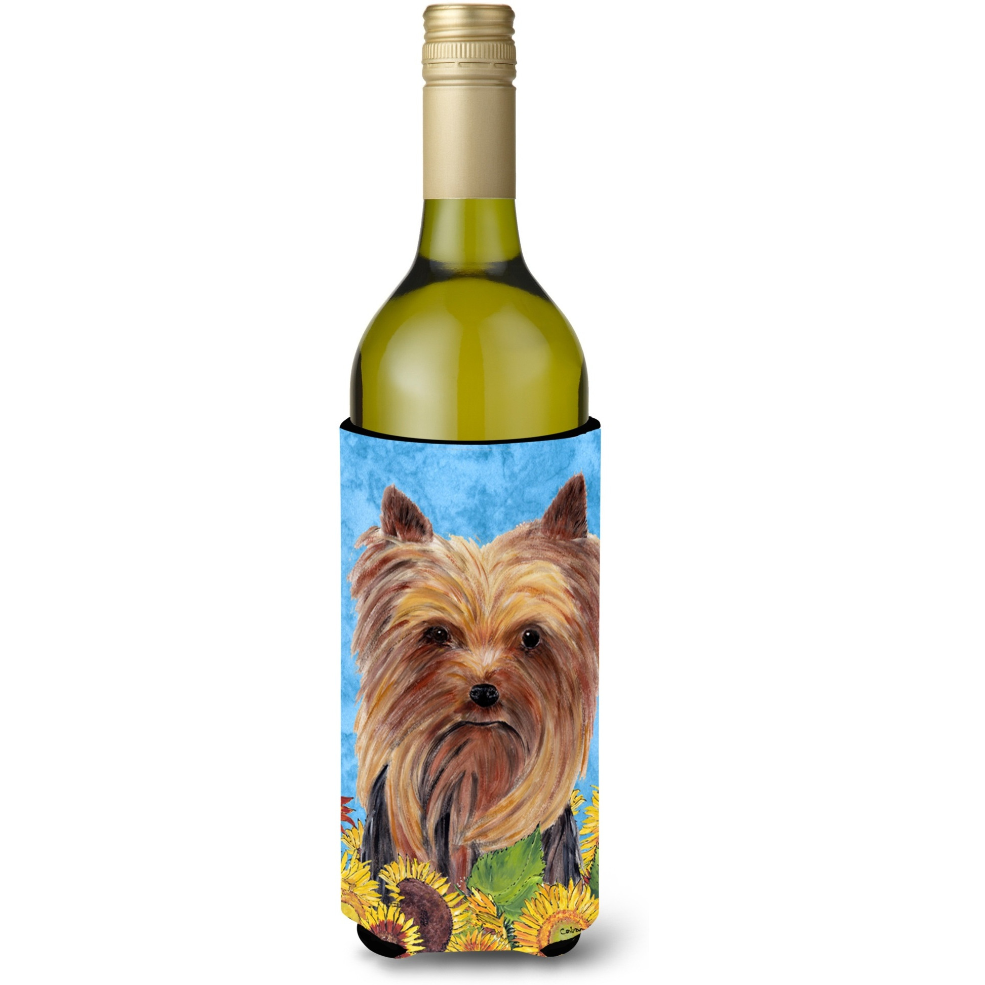 Yorkie Wine Bottle Beverage Insulator Beverage Insulator Hugger SC9060LITERK