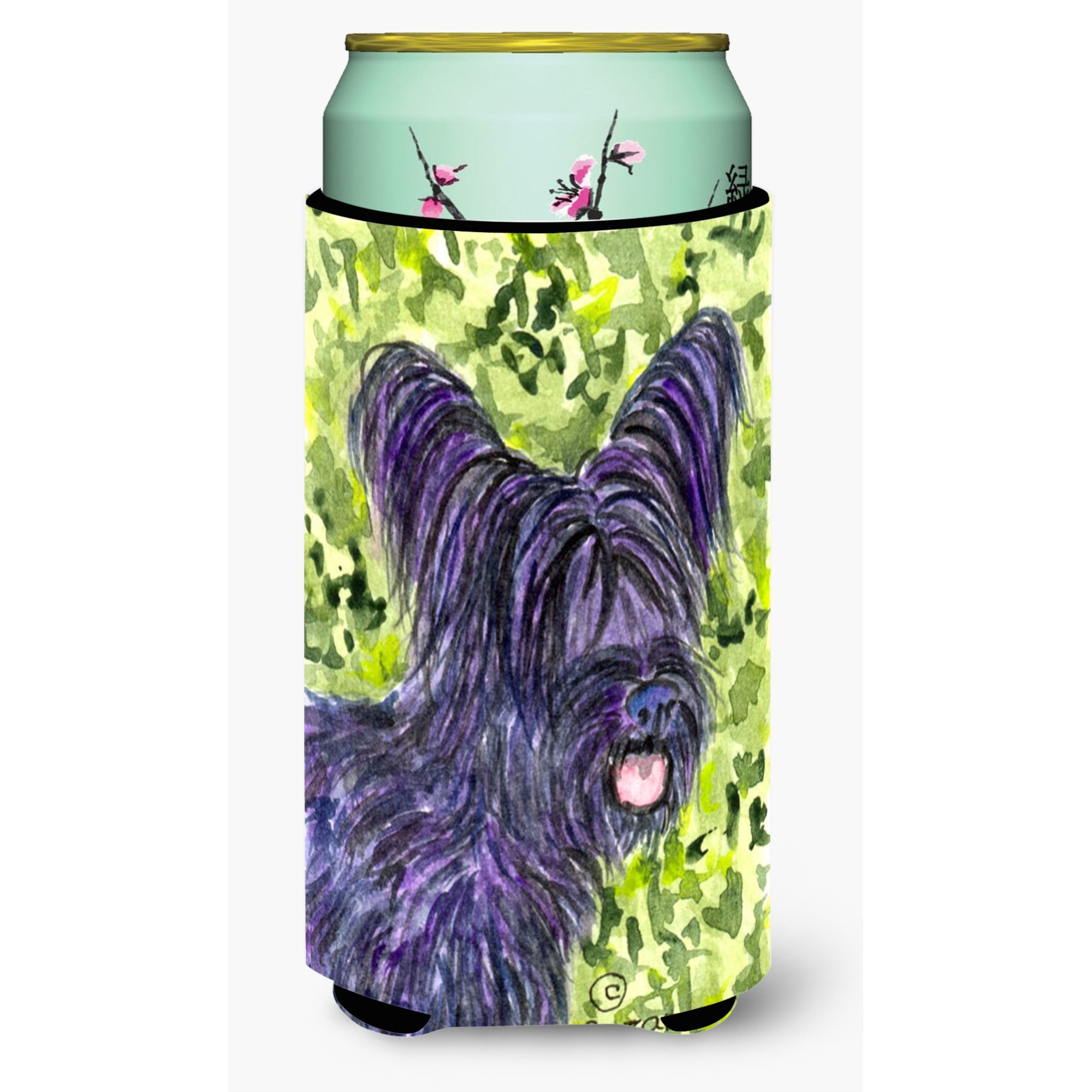 Skye Terrier  Tall Boy Beverage Insulator Beverage Insulator Hugger
