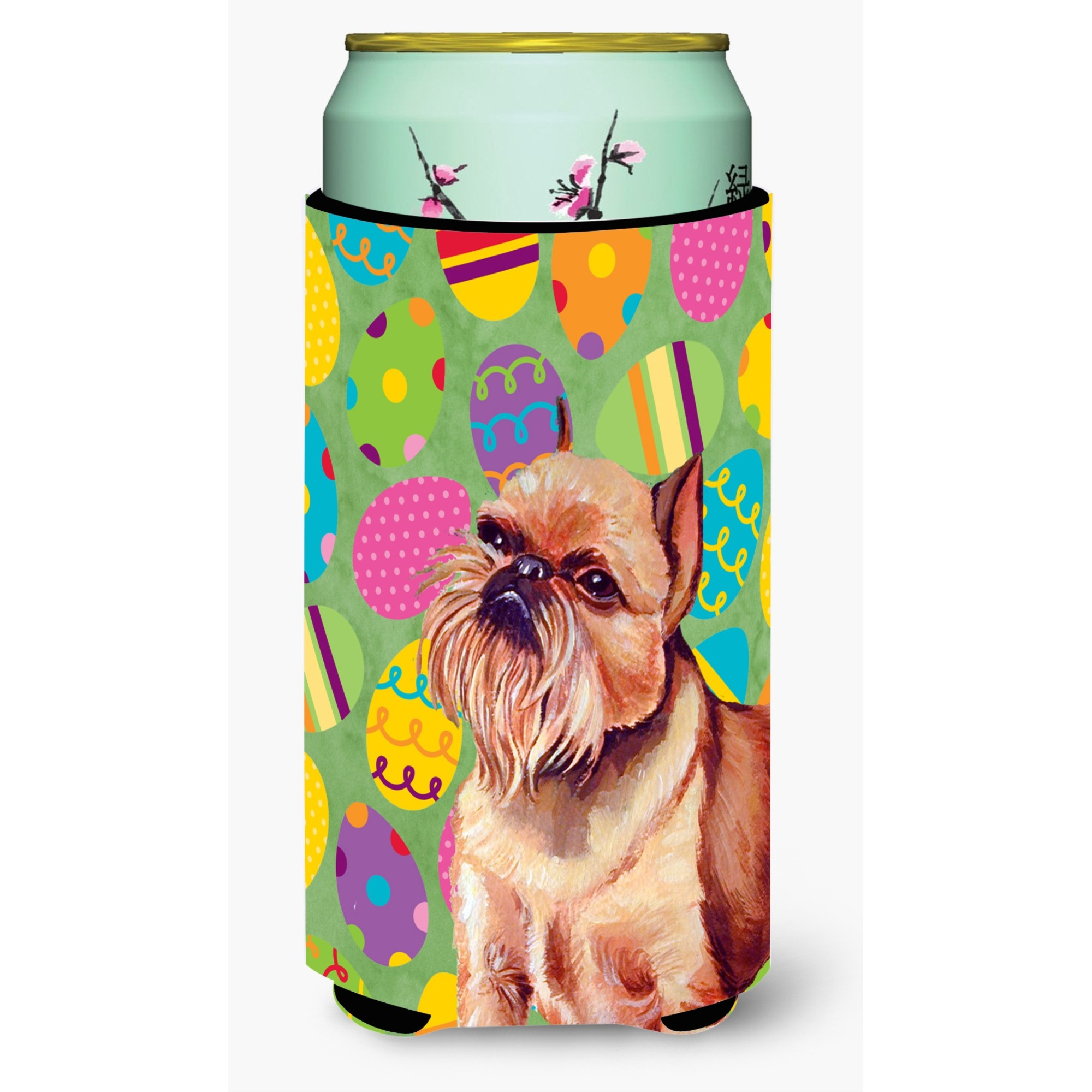 Brussels Griffon Easter Eggtravaganza  Tall Boy Beverage Insulator Beverage Insulator Hugger